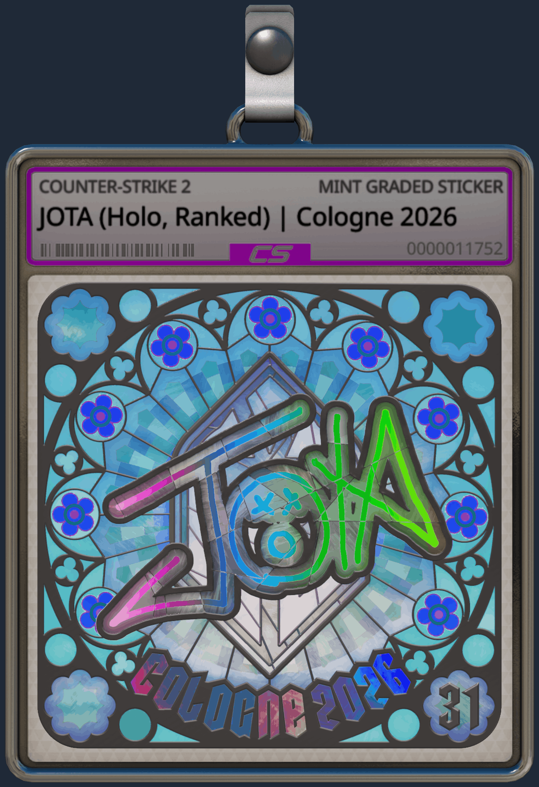 Sticker | JOTA (Holo, Ranked) | Cologne 2026 Image