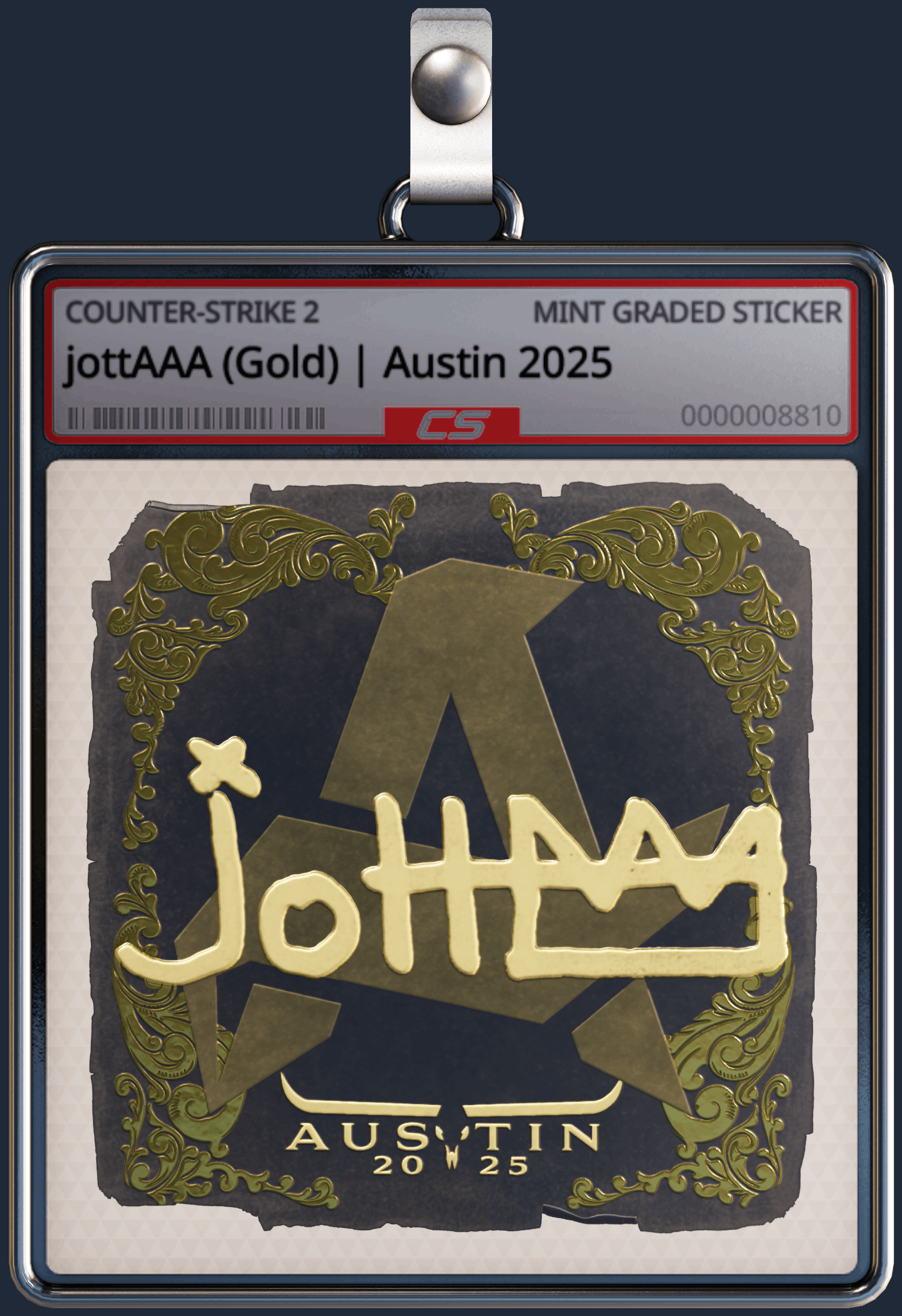 Sticker | jottAAA (Gold) | Austin 2025 Image