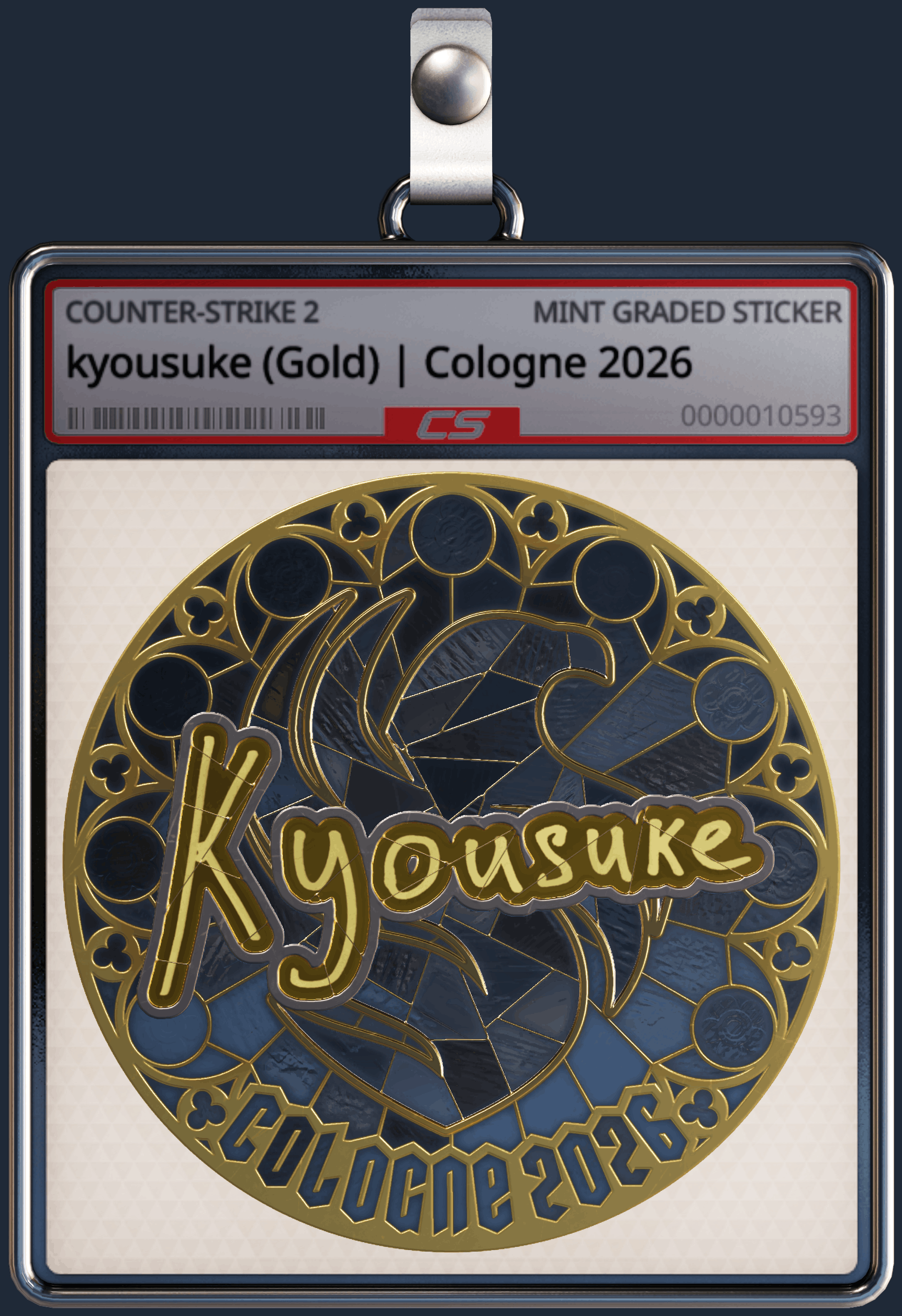 Sticker | kyousuke (Gold) | Cologne 2026 Image