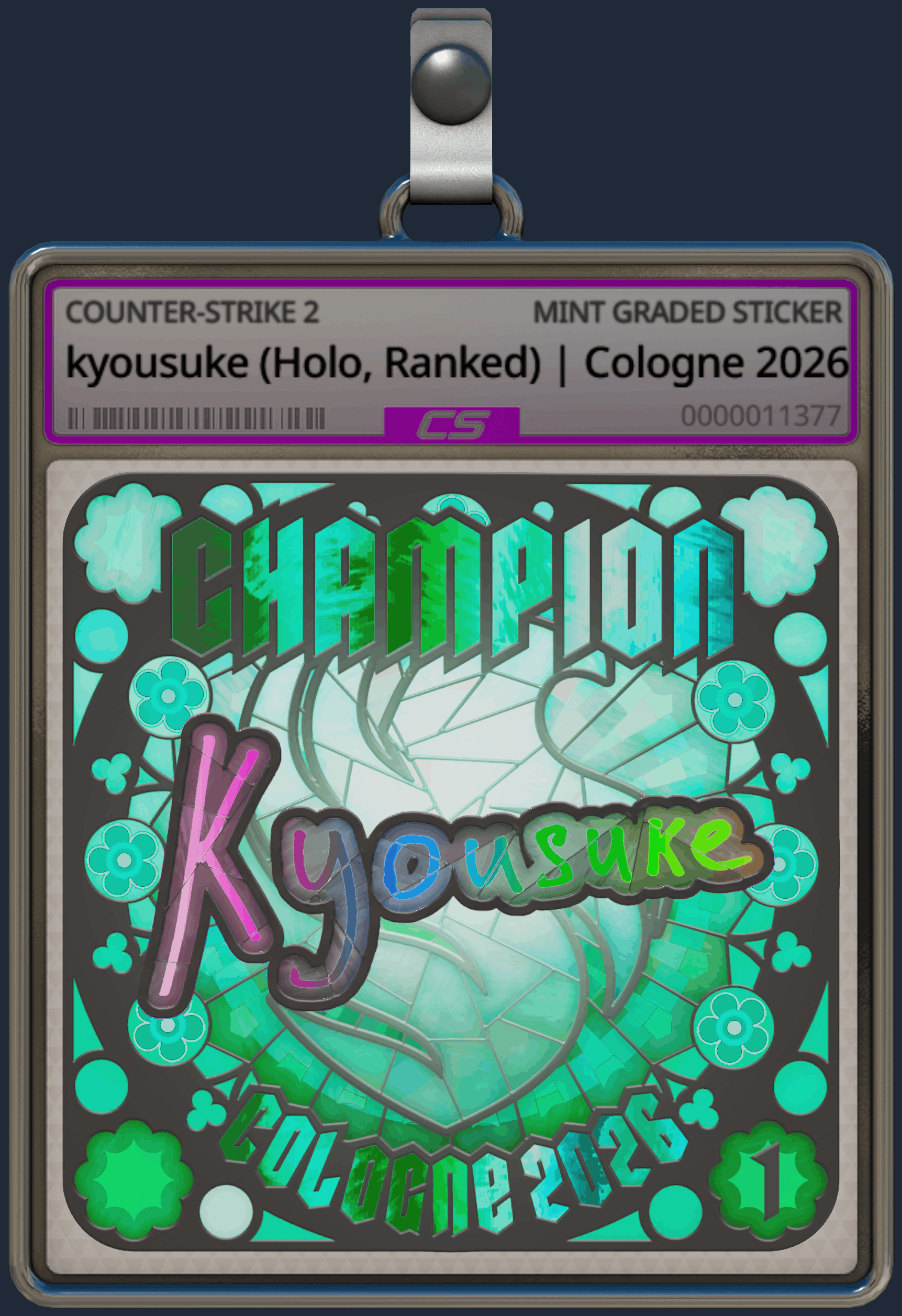 Sticker | kyousuke (Holo, Ranked) | Cologne 2026 Image
