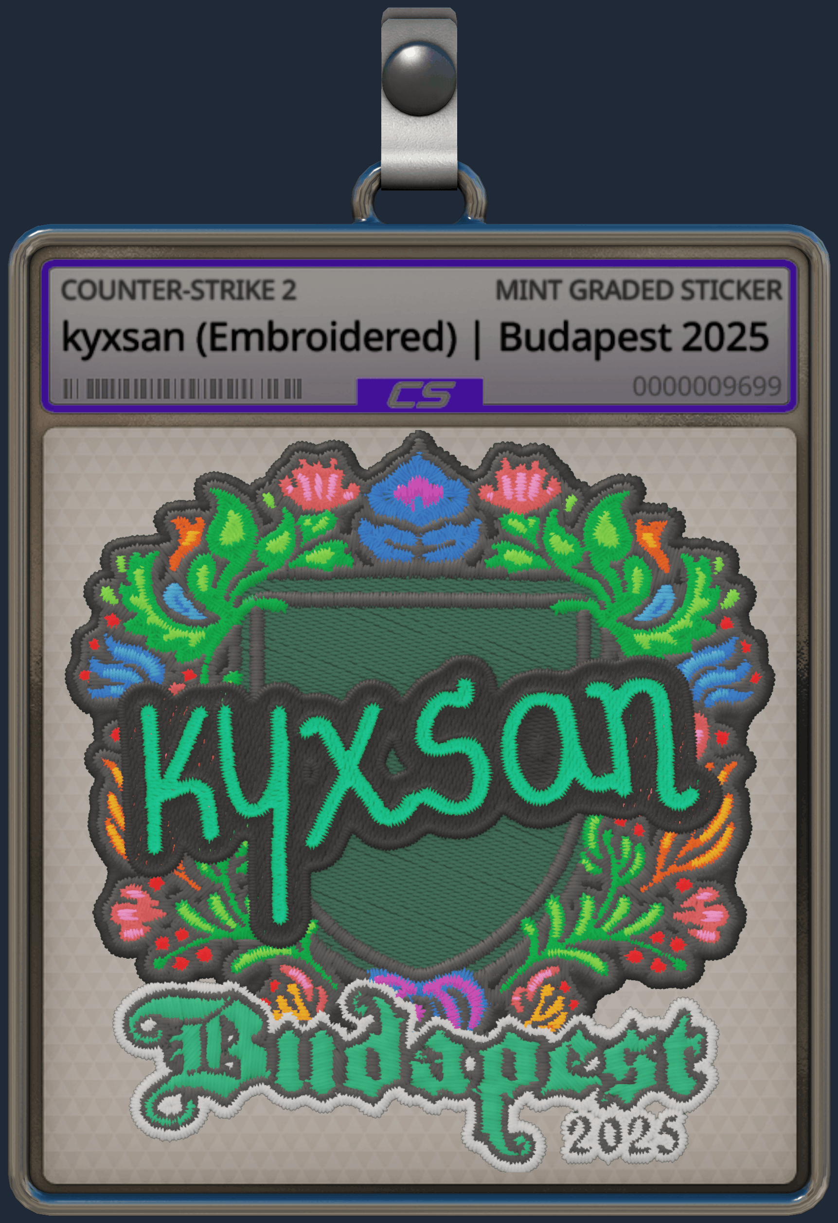 Sticker | kyxsan (Embroidered) | Budapest 2025 Image