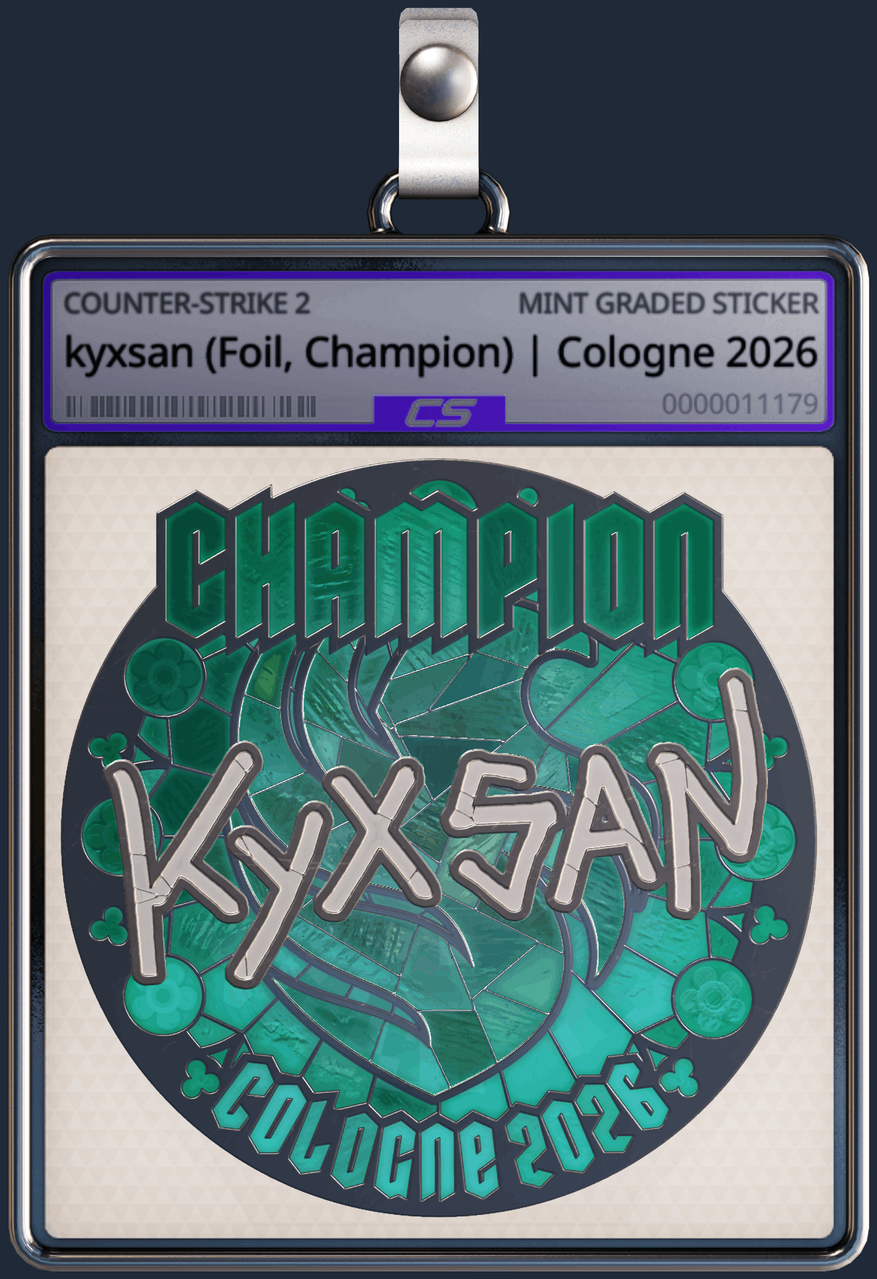 Sticker | kyxsan (Foil, Champion) | Cologne 2026 Image