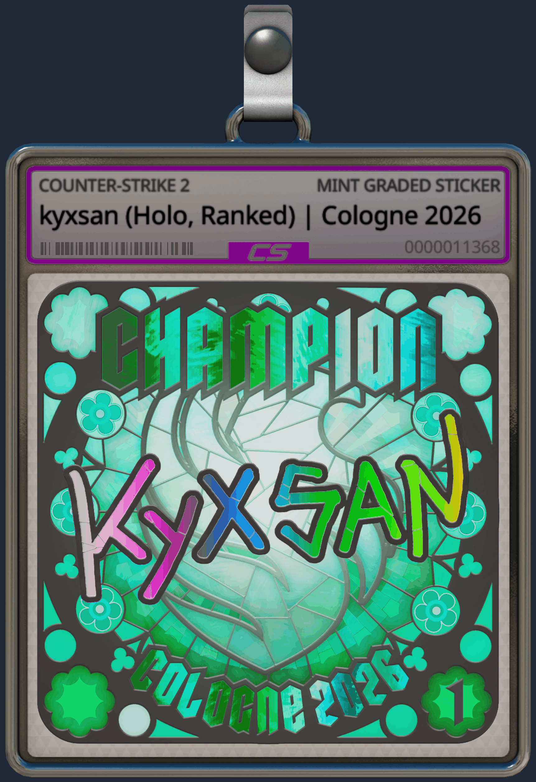 Sticker | kyxsan (Holo, Ranked) | Cologne 2026 Image