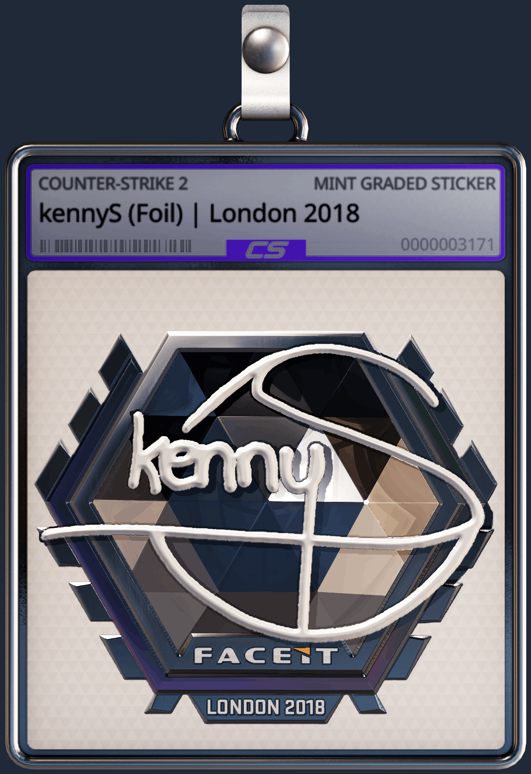 Sticker | kennyS (Foil) | London 2018 Image