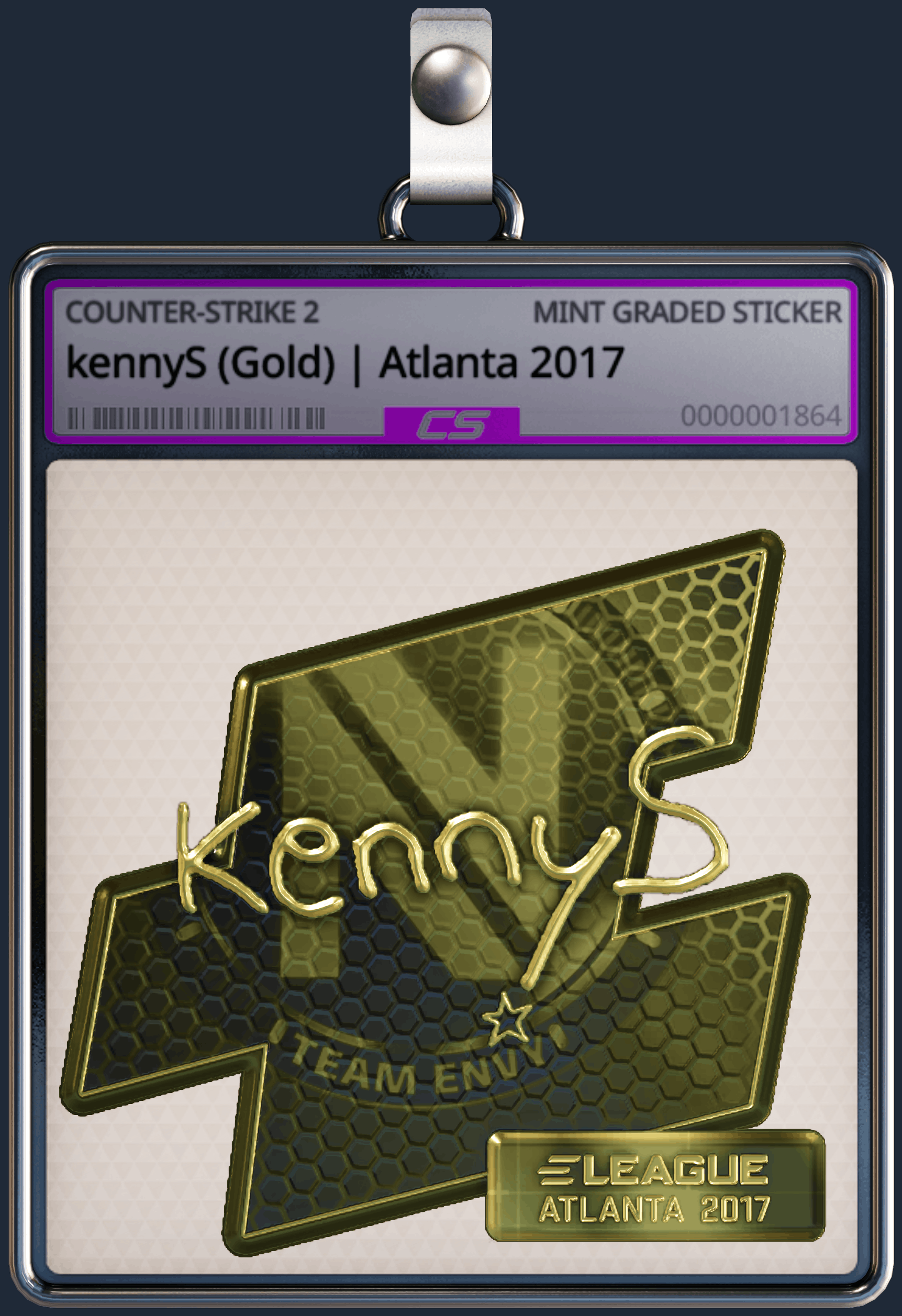 Sticker | kennyS (Gold) | Atlanta 2017 Image