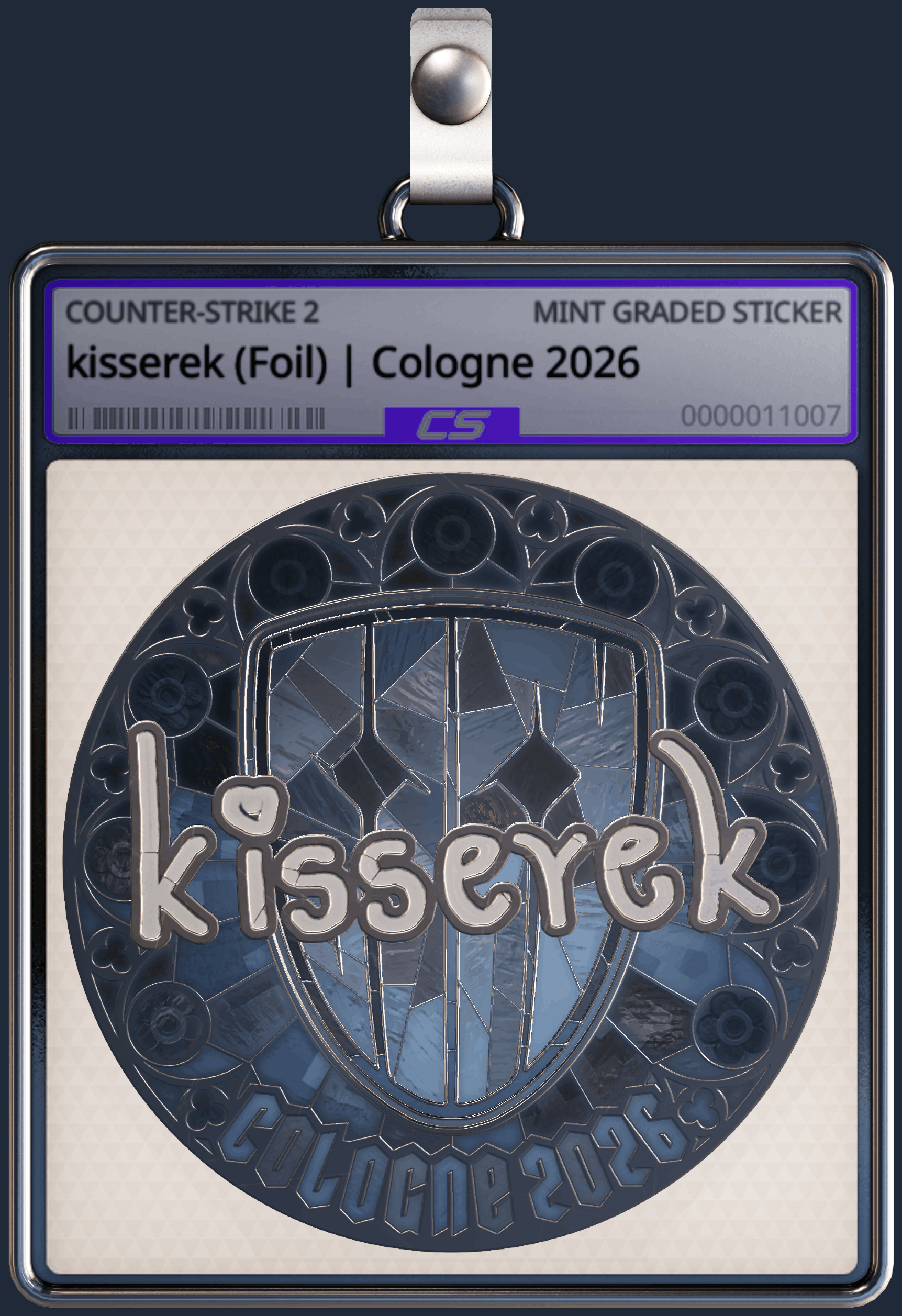 Sticker | kisserek (Foil) | Cologne 2026 Image