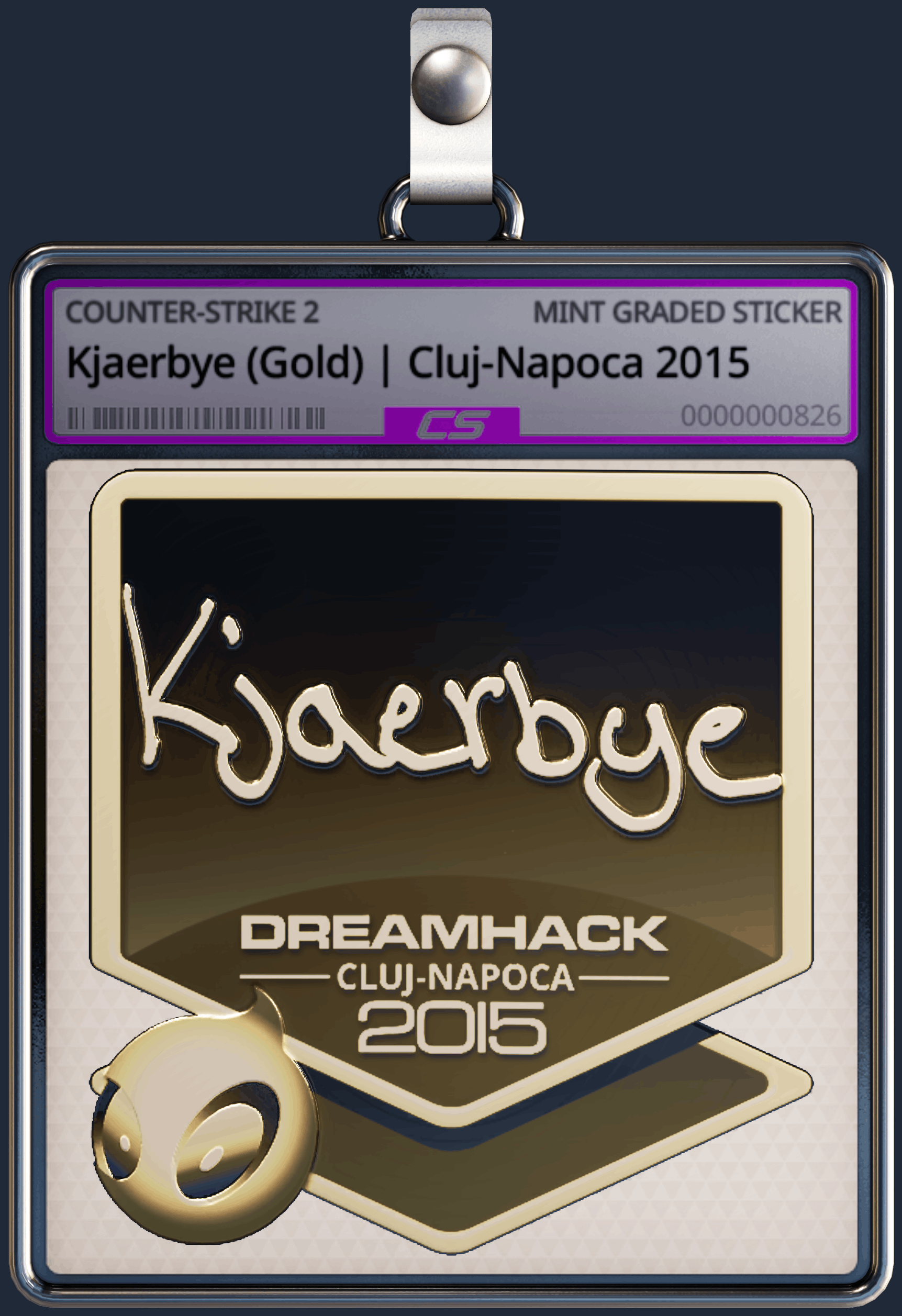 Sticker | Kjaerbye (Gold) | Cluj-Napoca 2015 Image