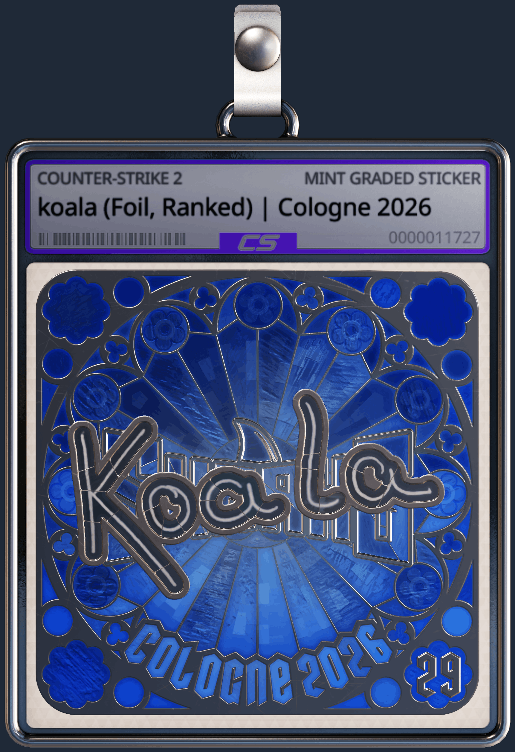 Sticker | koala (Foil, Ranked) | Cologne 2026 Image