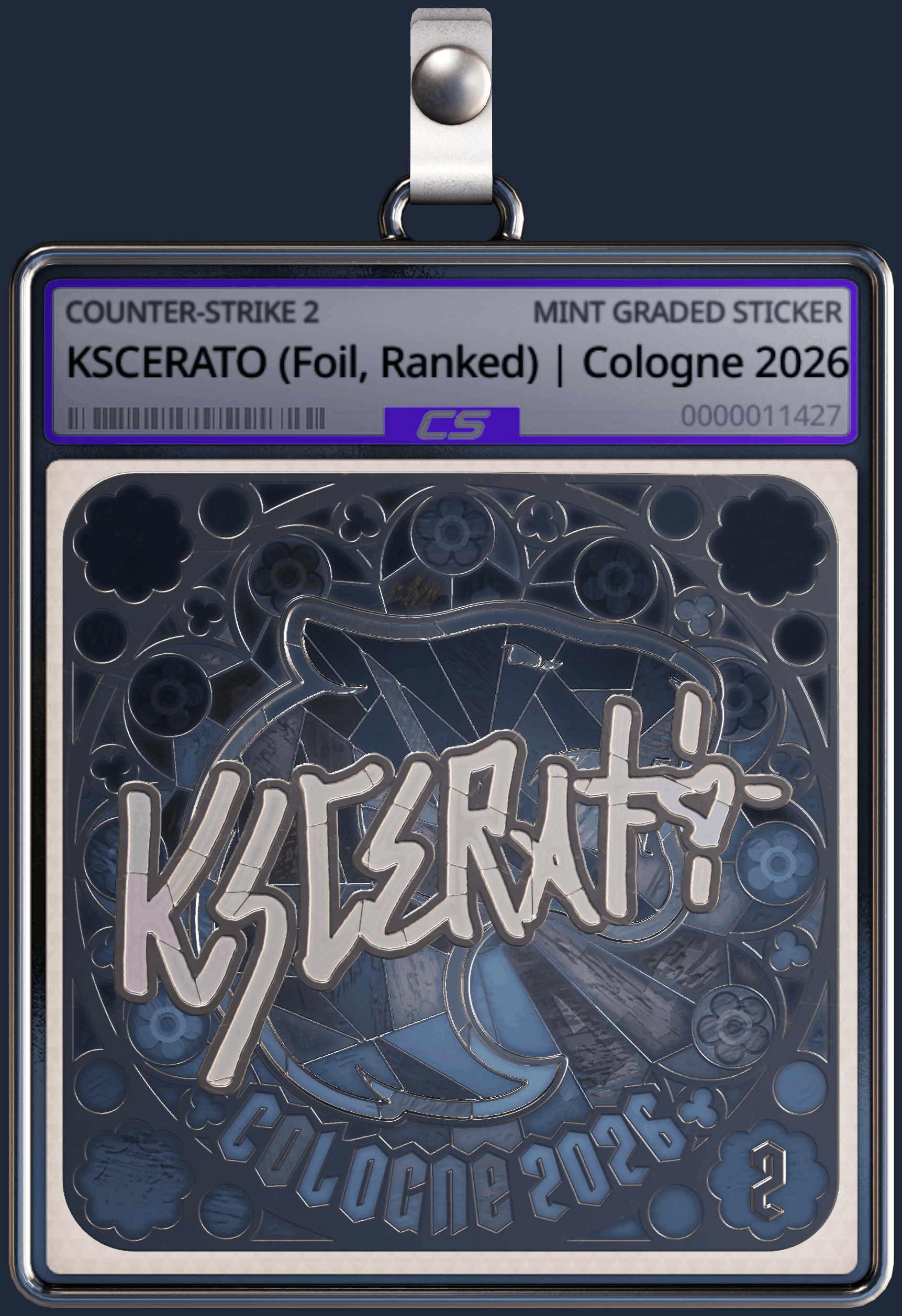 Sticker | KSCERATO (Foil, Ranked) | Cologne 2026 Image