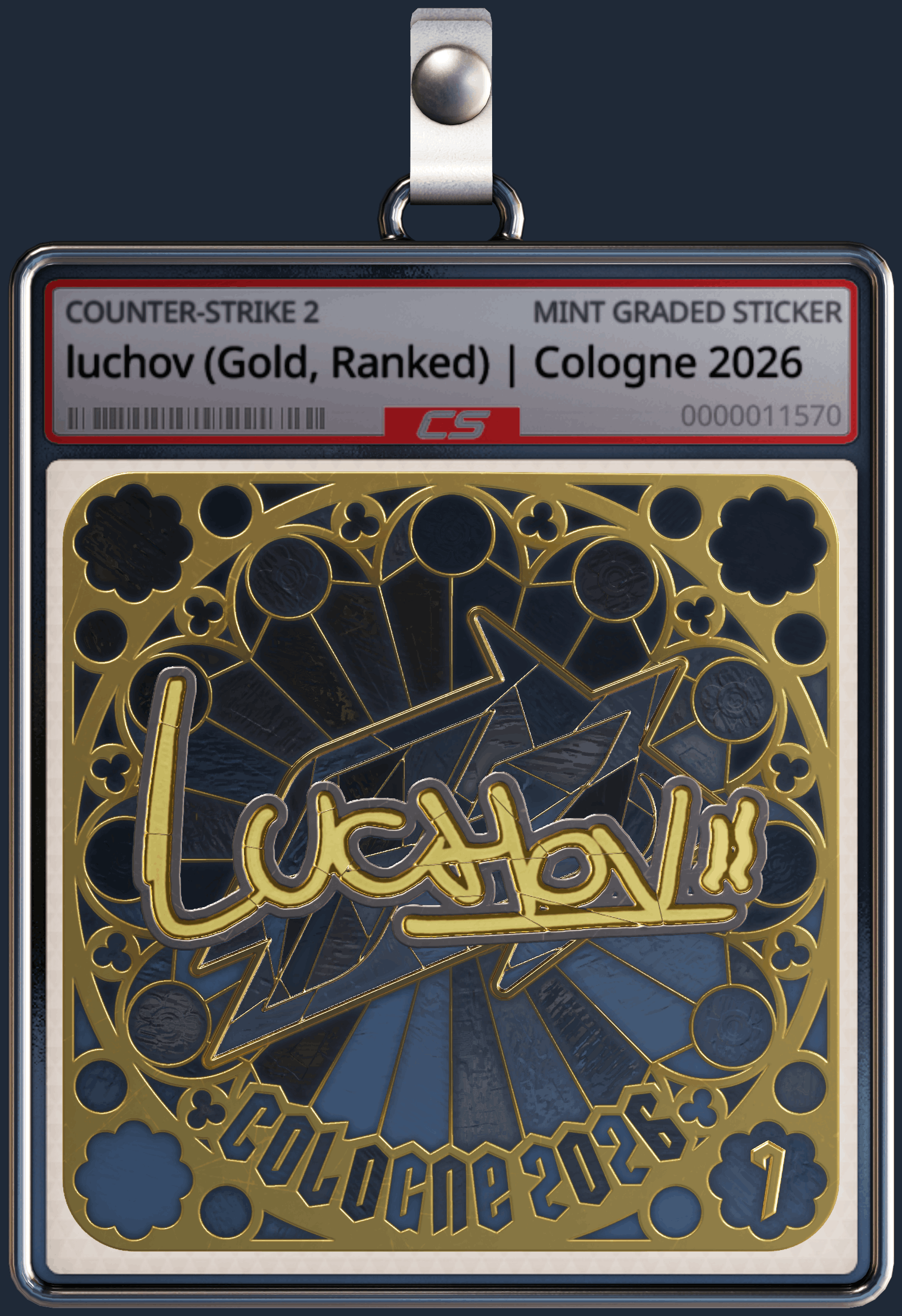 Sticker | luchov (Gold, Ranked) | Cologne 2026 Image