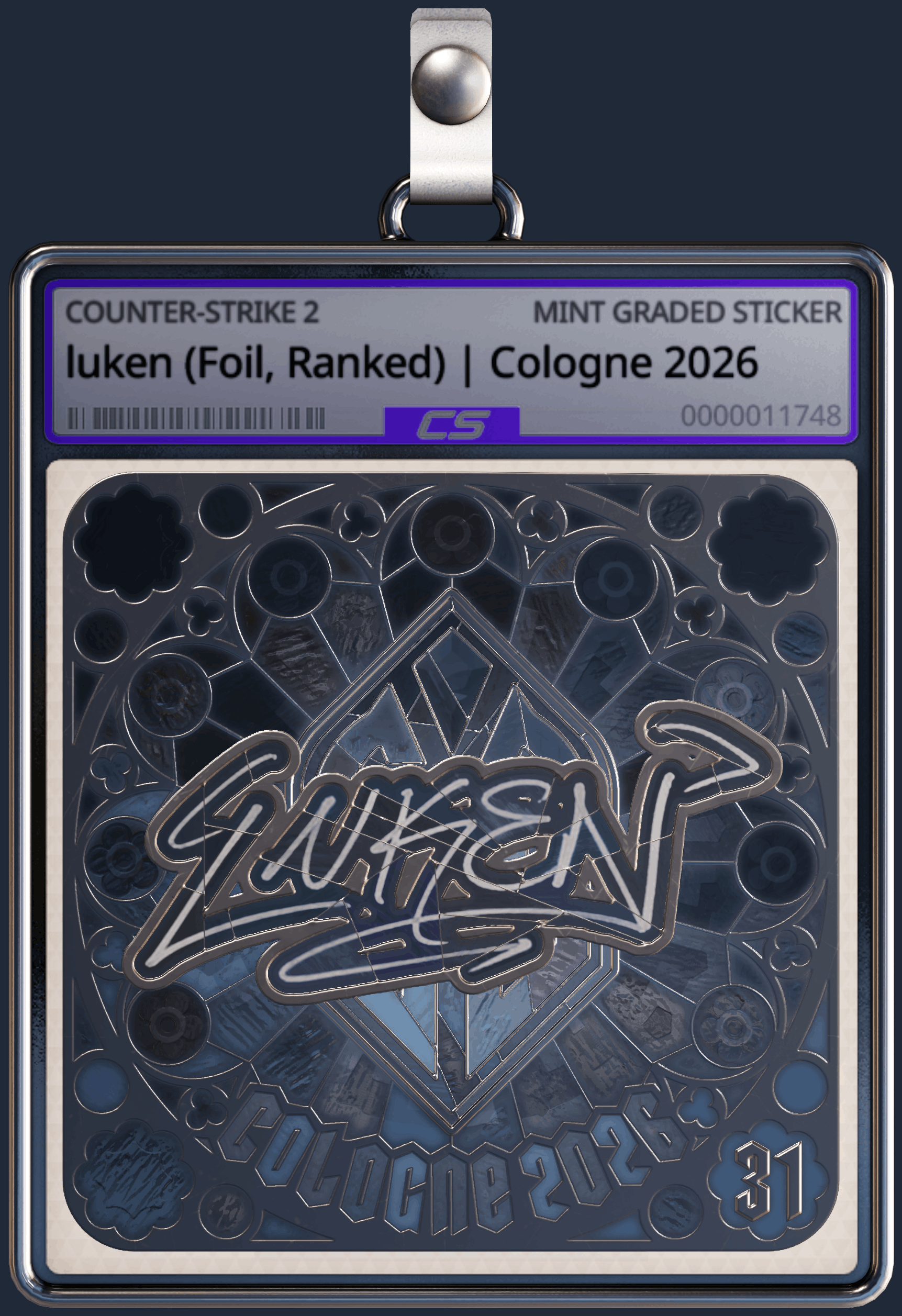 Sticker | luken (Foil, Ranked) | Cologne 2026 Image