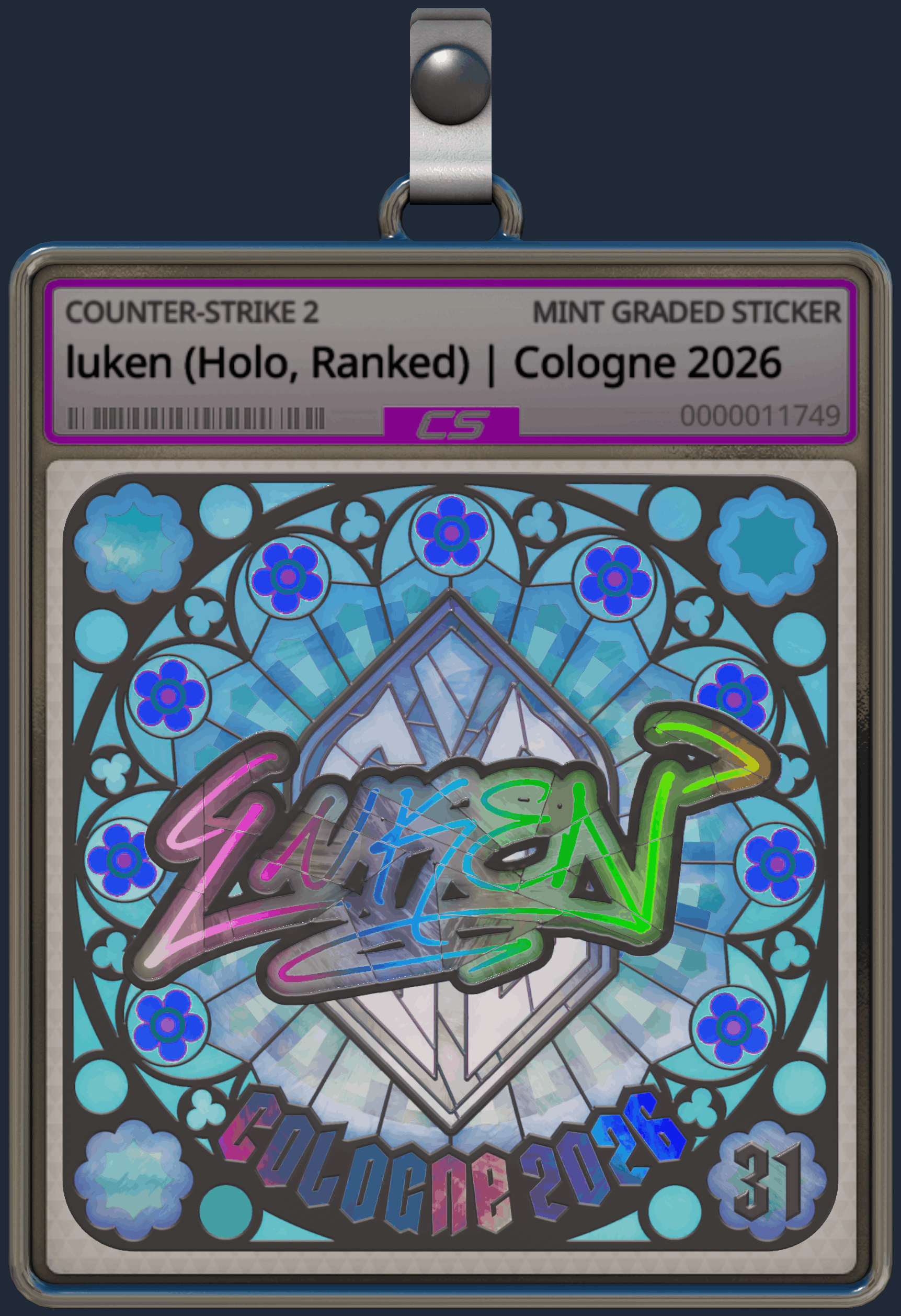 Sticker | luken (Holo, Ranked) | Cologne 2026 Image