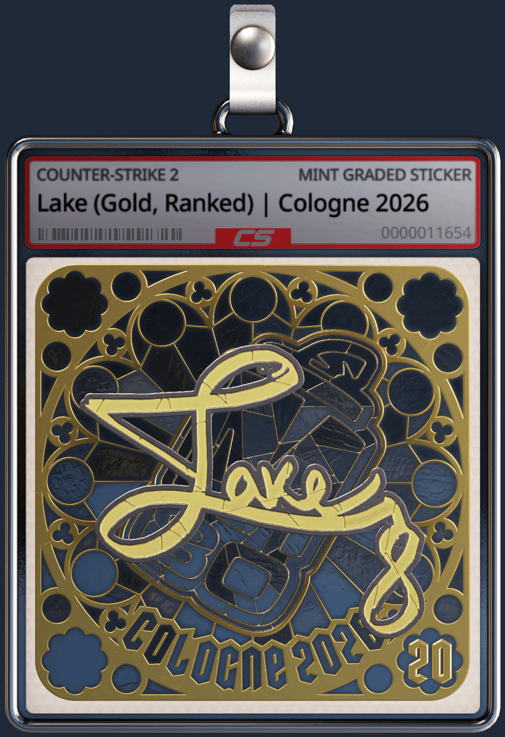 Sticker | Lake (Gold, Ranked) | Cologne 2026 Image