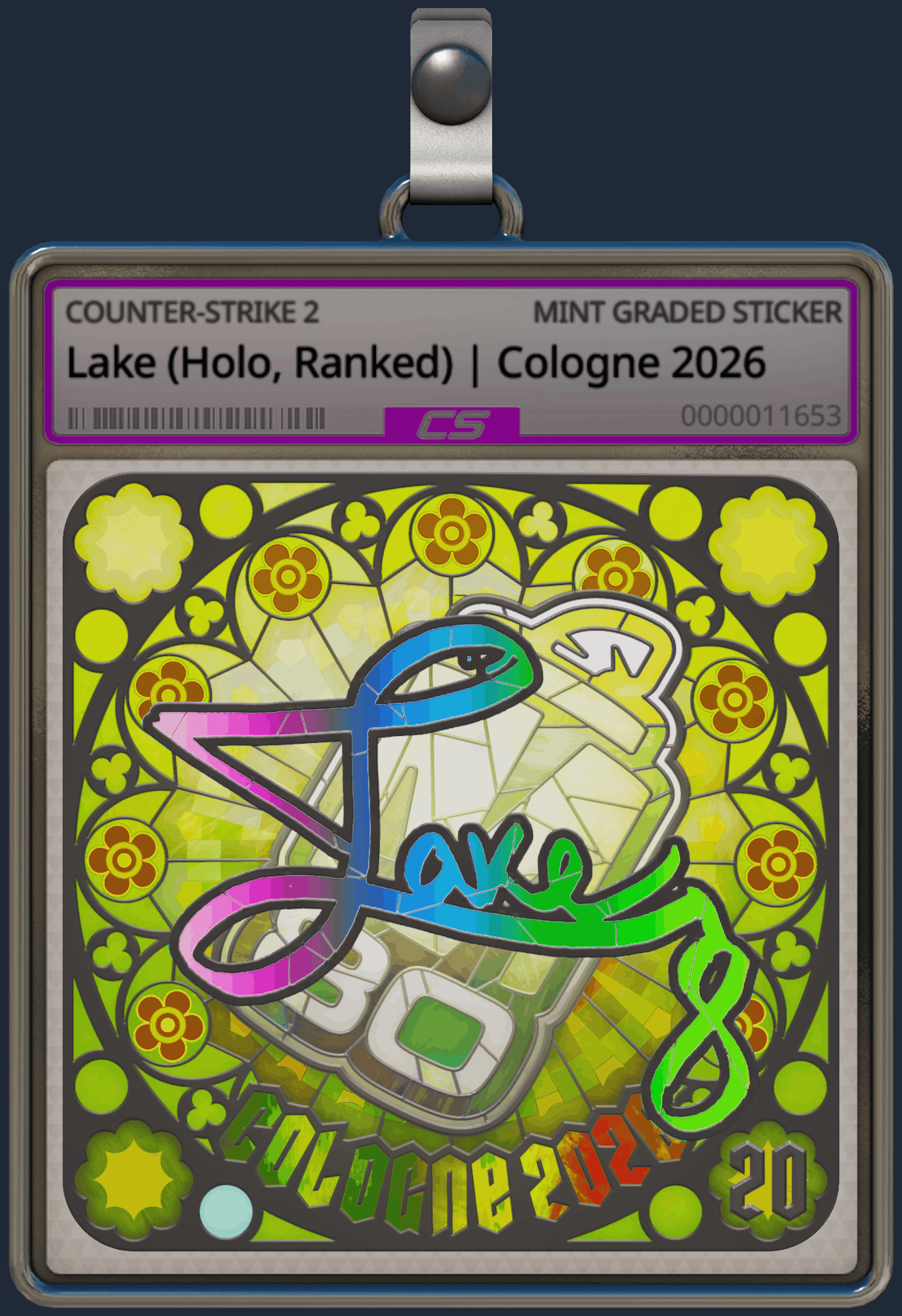 Sticker | Lake (Holo, Ranked) | Cologne 2026 Image