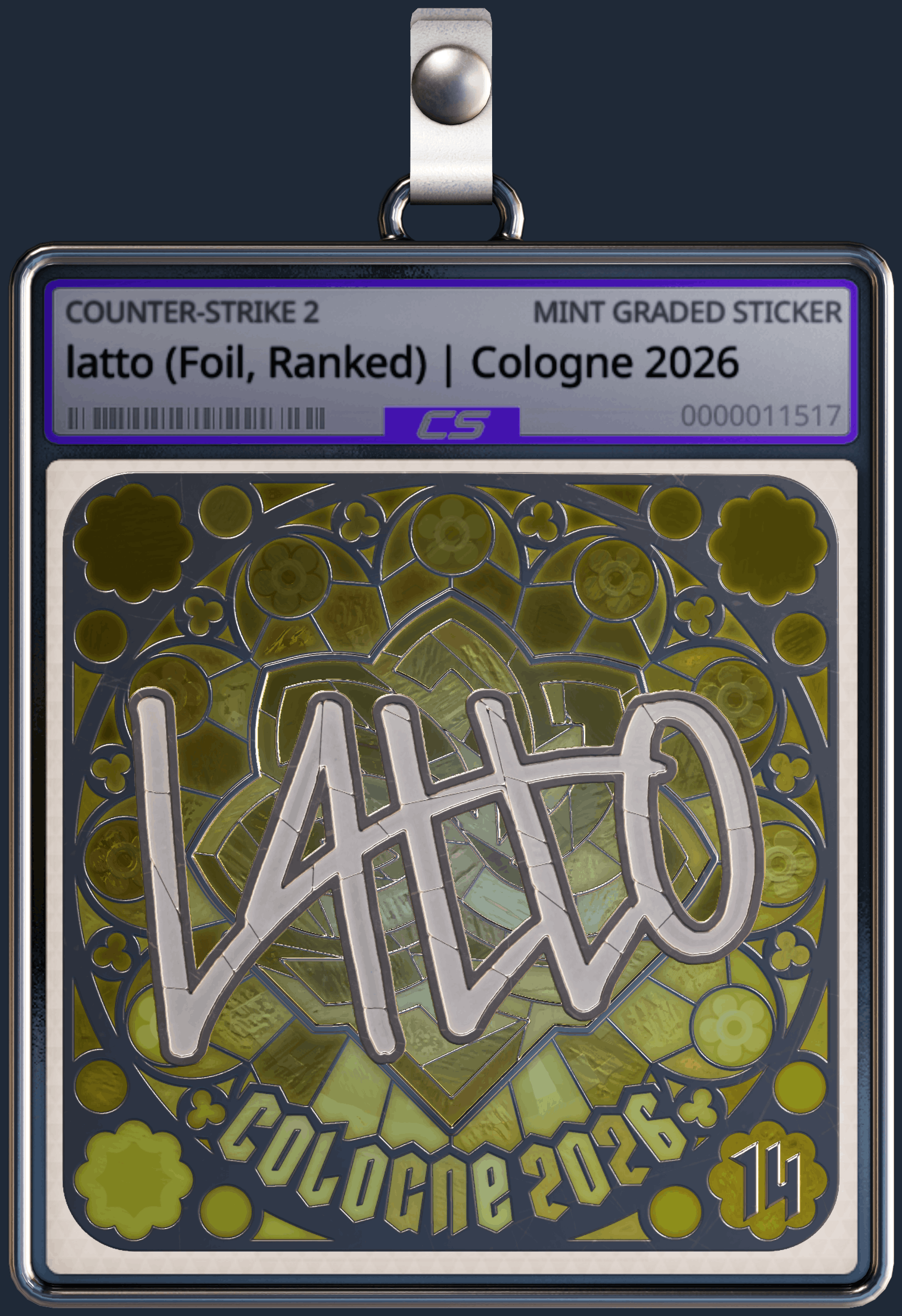 Sticker | latto (Foil, Ranked) | Cologne 2026 Image