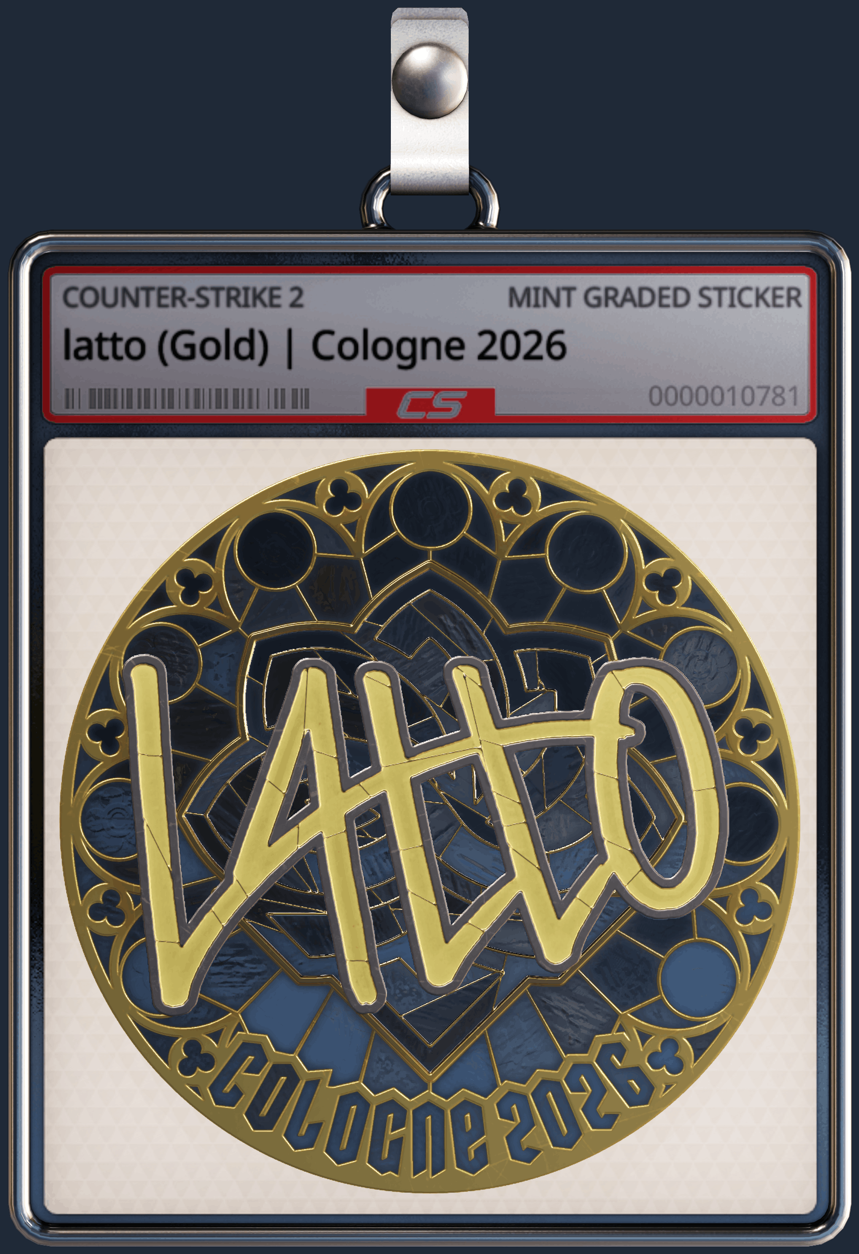 Sticker | latto (Gold) | Cologne 2026 Image