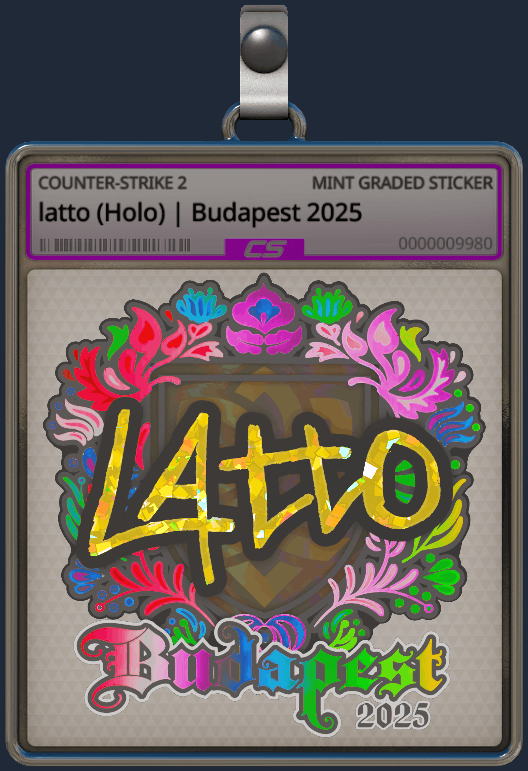 Sticker | latto (Holo) | Budapest 2025 Image