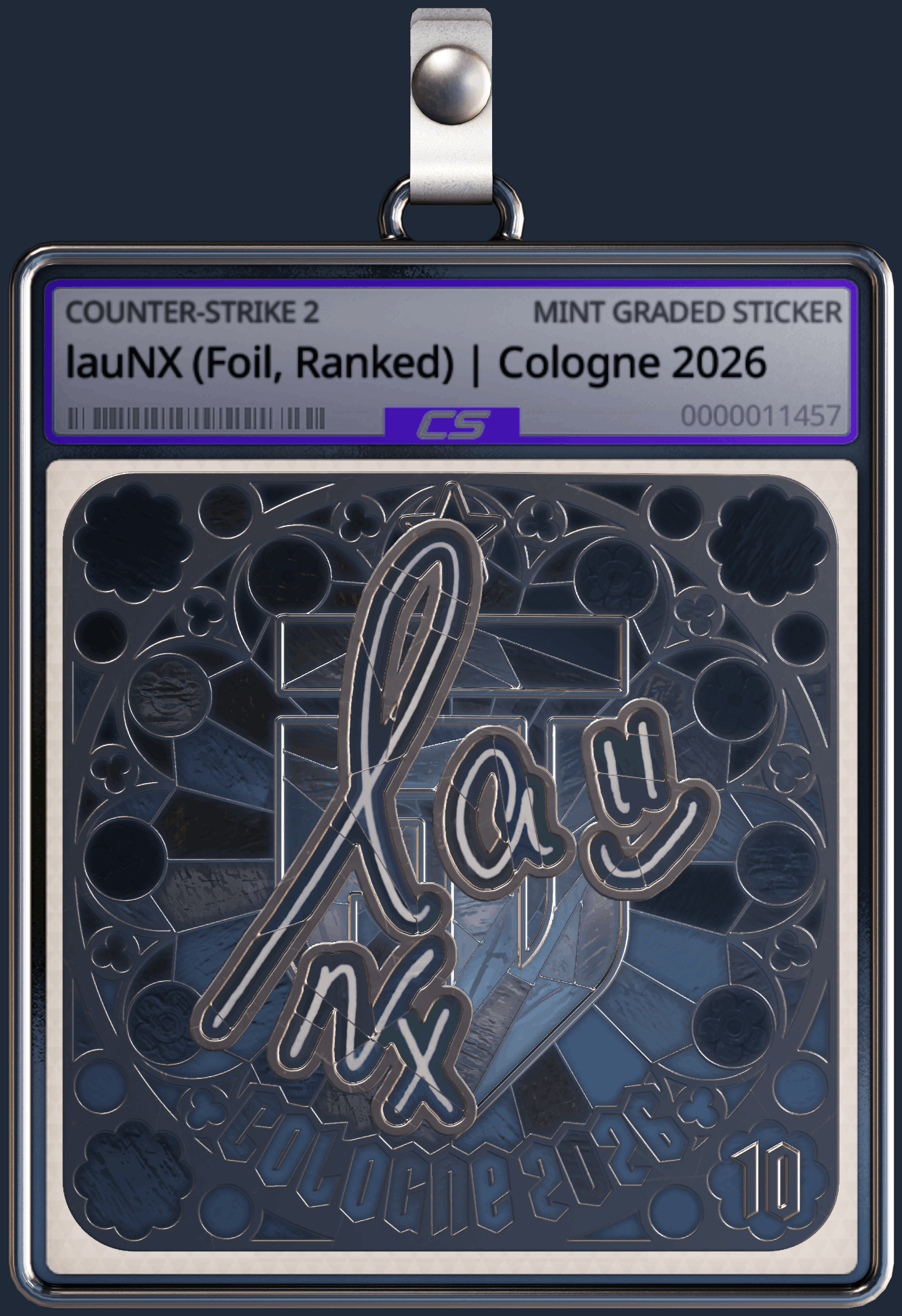 Sticker | lauNX (Foil, Ranked) | Cologne 2026 Image