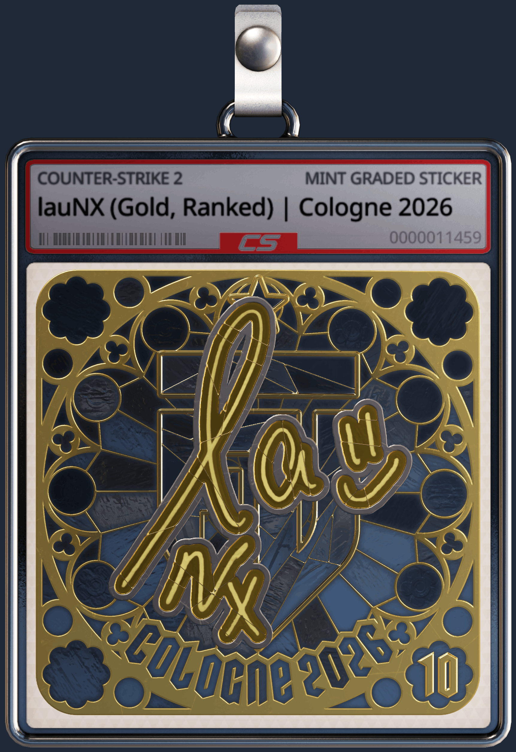 Sticker | lauNX (Gold, Ranked) | Cologne 2026 Image