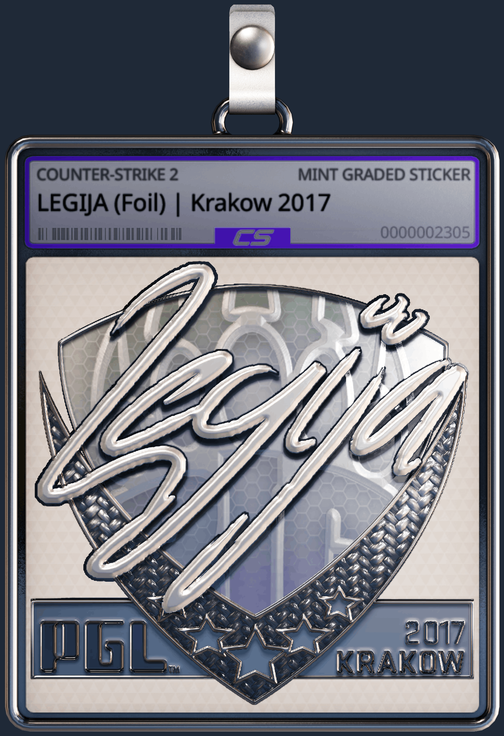 Sticker | LEGIJA (Foil) | Krakow 2017 Image