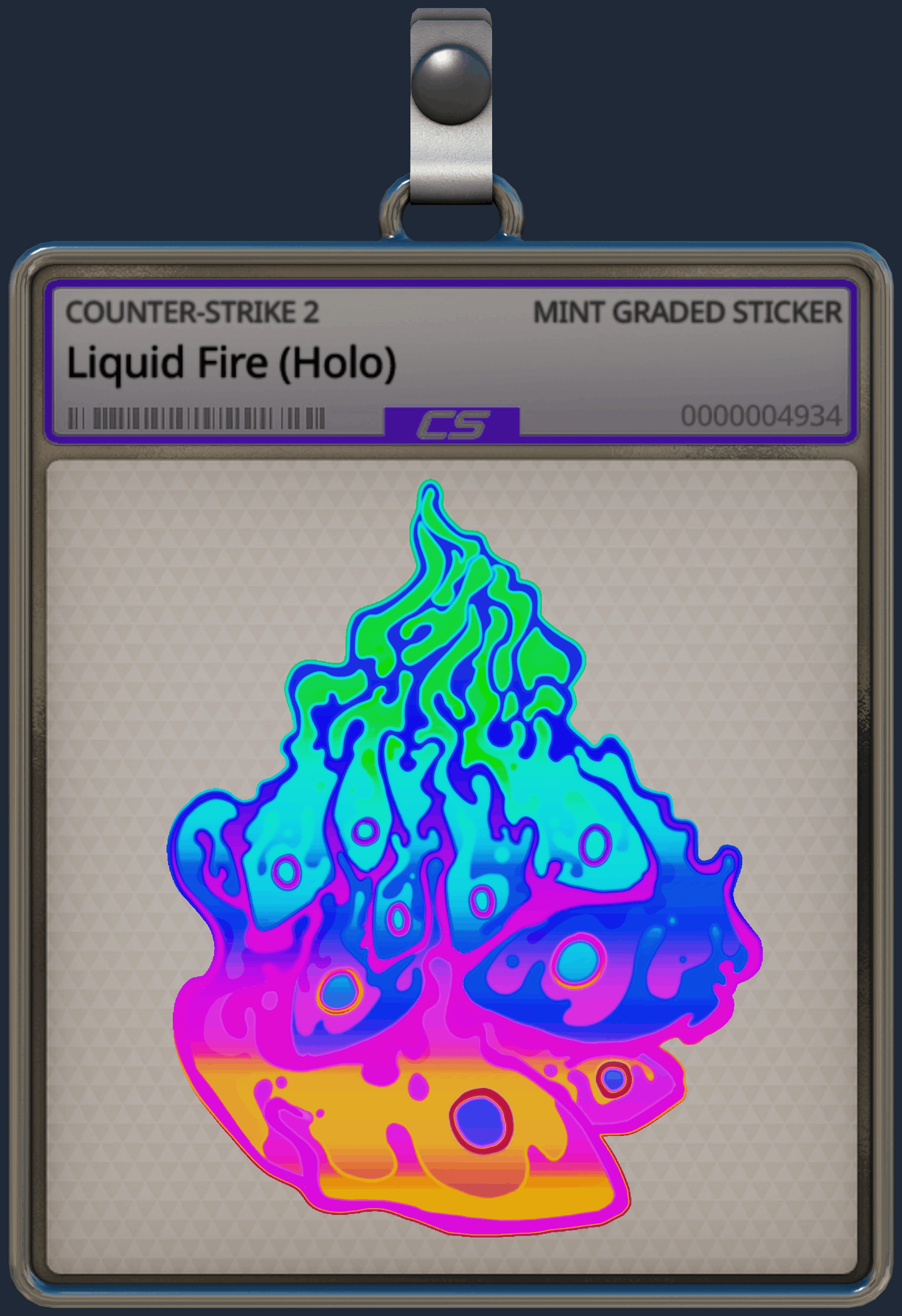 Sticker | Liquid Fire (Holo) Image