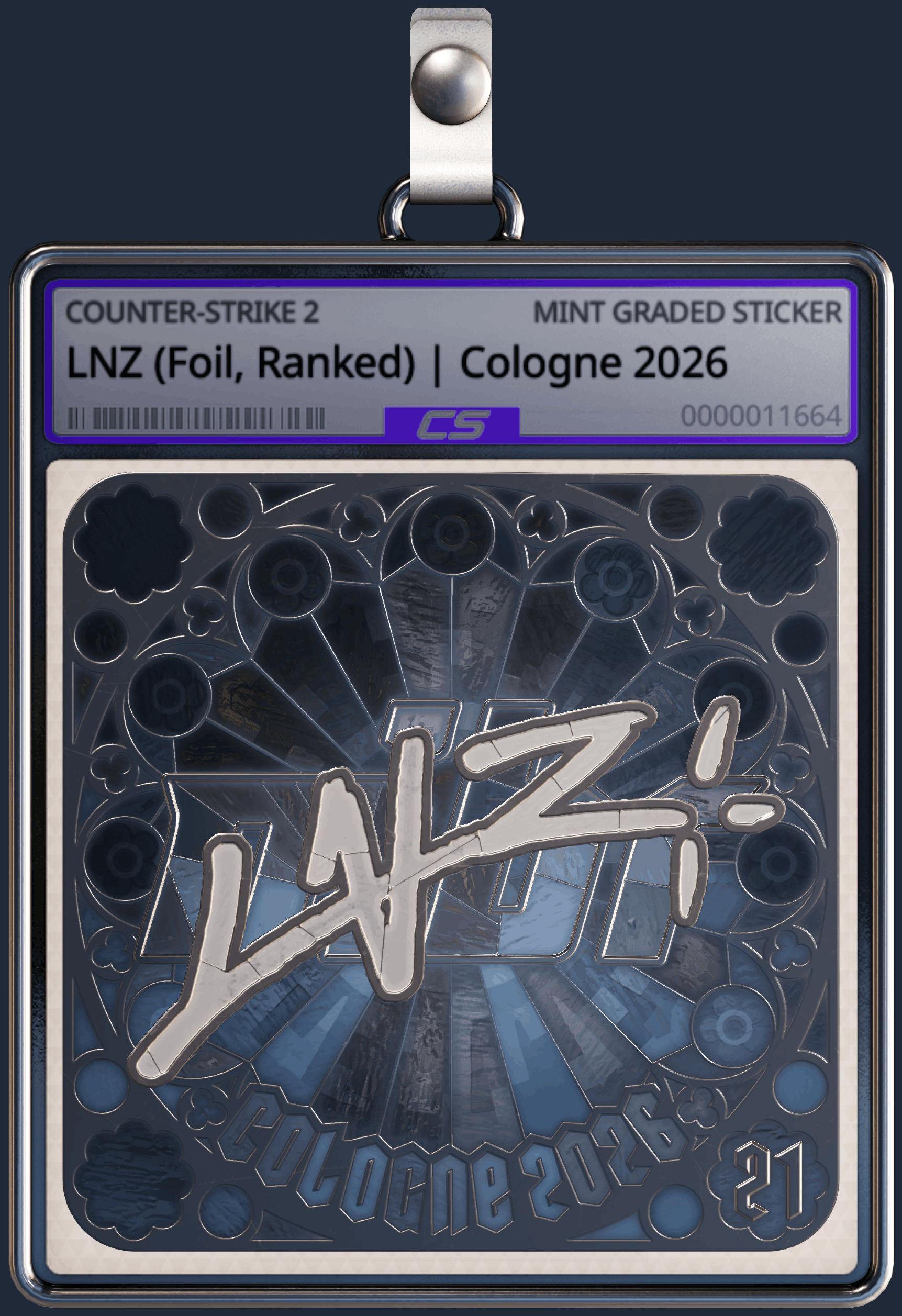 Sticker | LNZ (Foil, Ranked) | Cologne 2026 Image