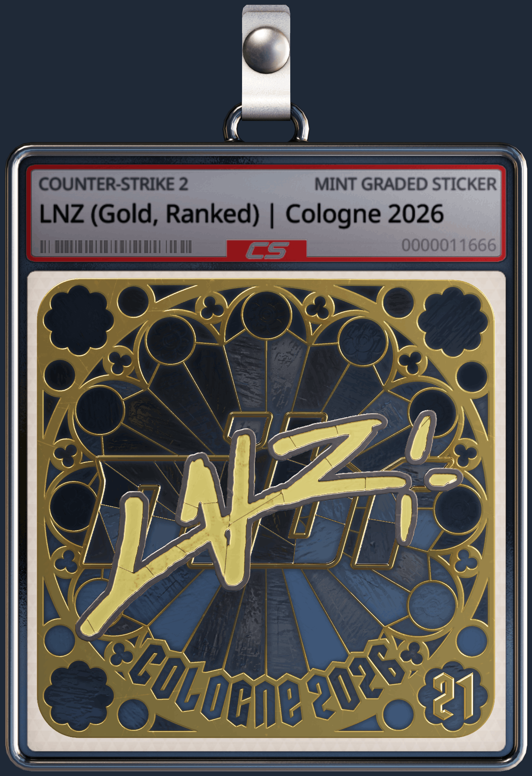Sticker | LNZ (Gold, Ranked) | Cologne 2026 Image