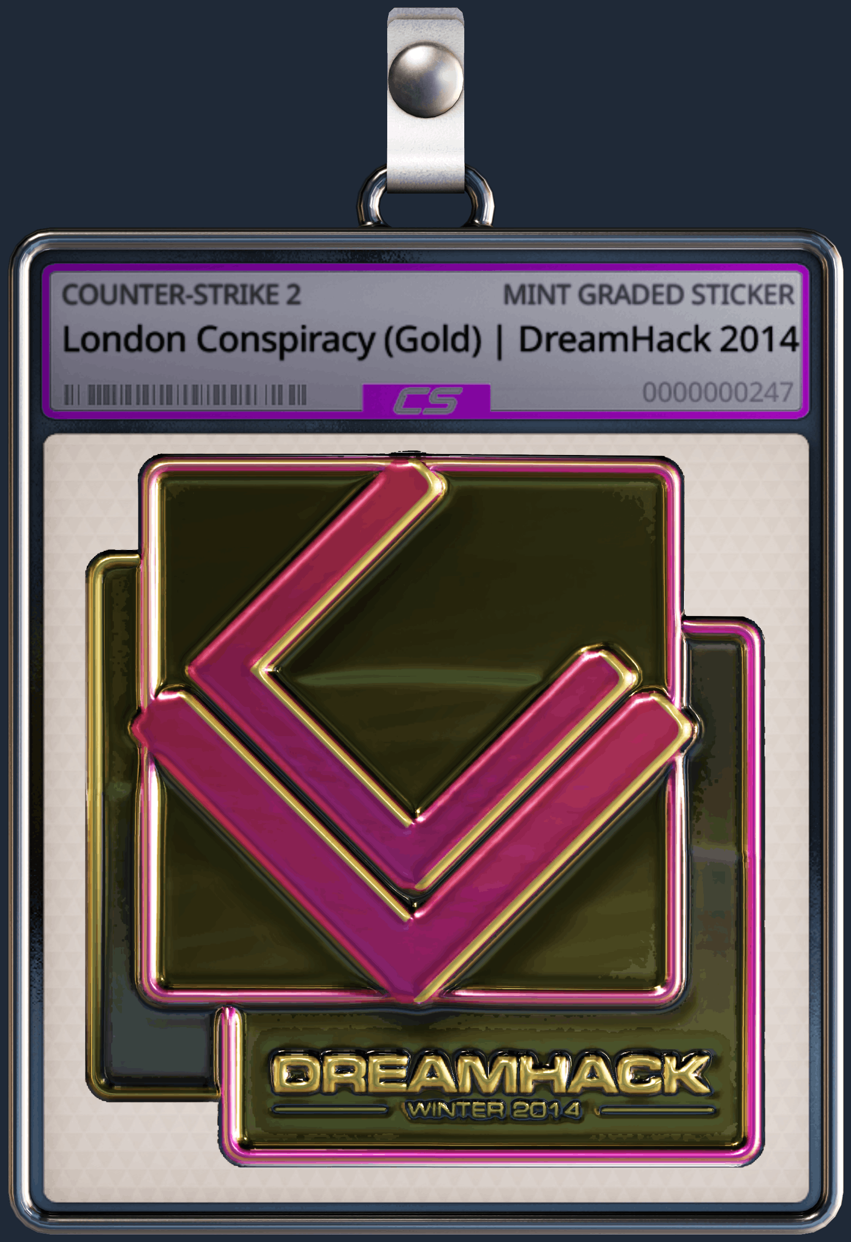 Sticker | London Conspiracy (Gold) | DreamHack 2014 Image