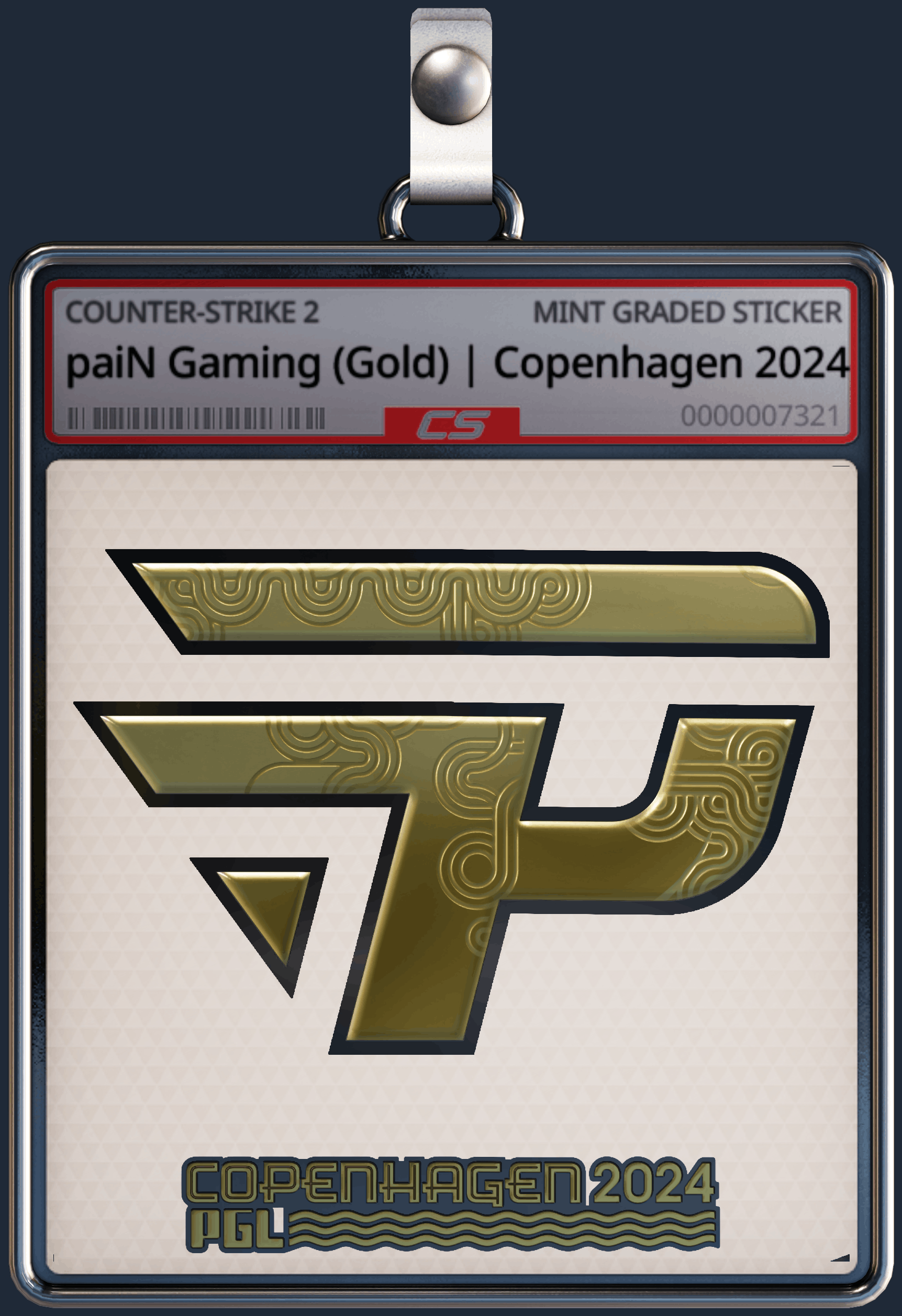 Sticker | paiN Gaming (Gold) | Copenhagen 2024 Image