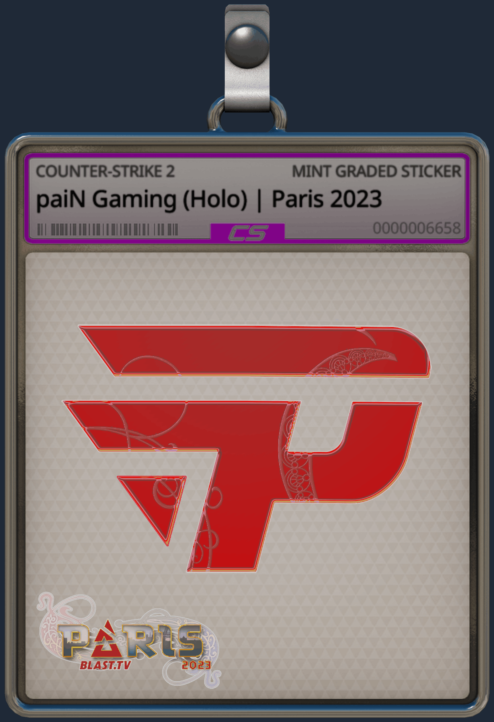 Sticker | paiN Gaming (Holo) | Paris 2023 Image