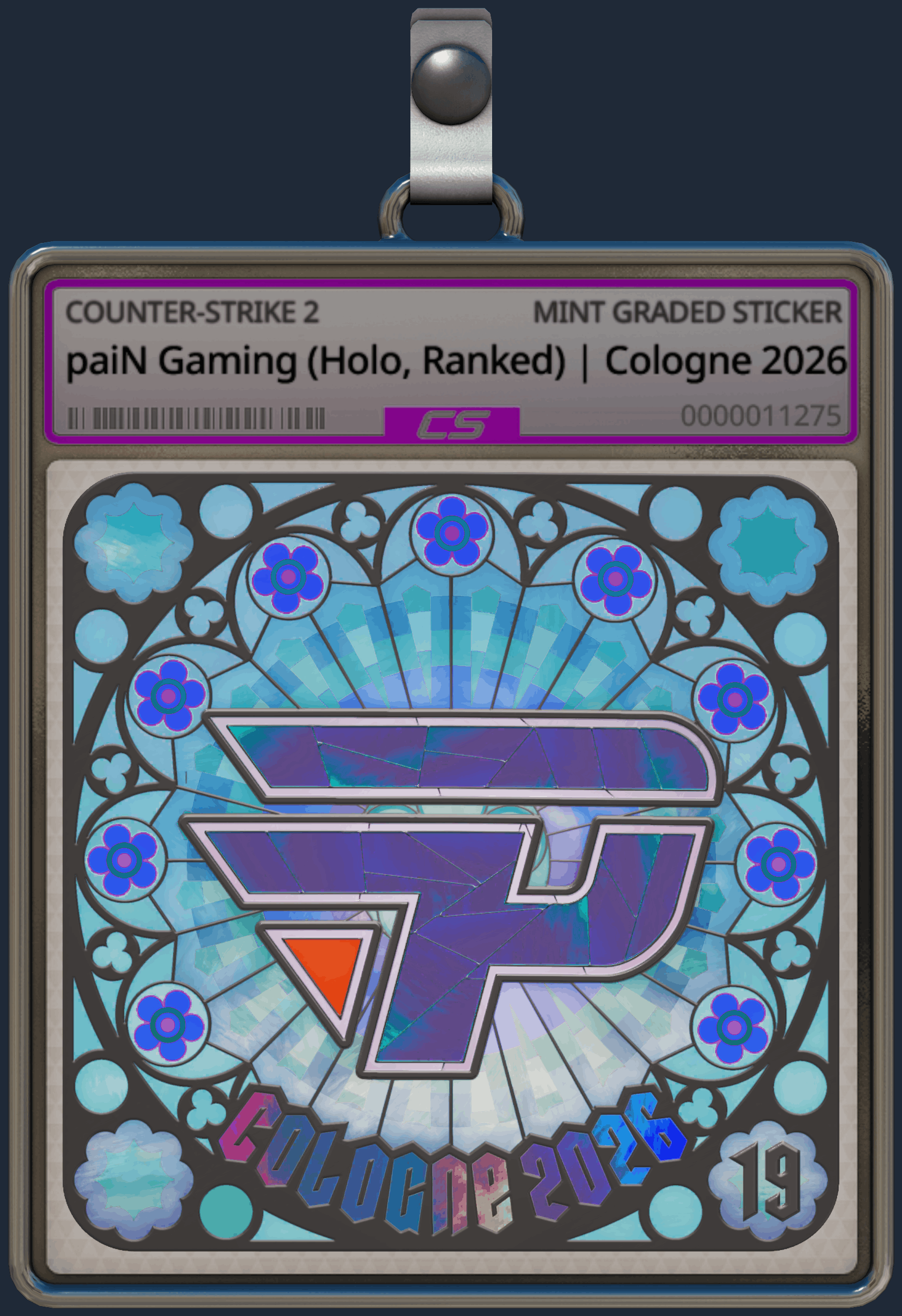 Sticker | paiN Gaming (Holo, Ranked) | Cologne 2026 Image