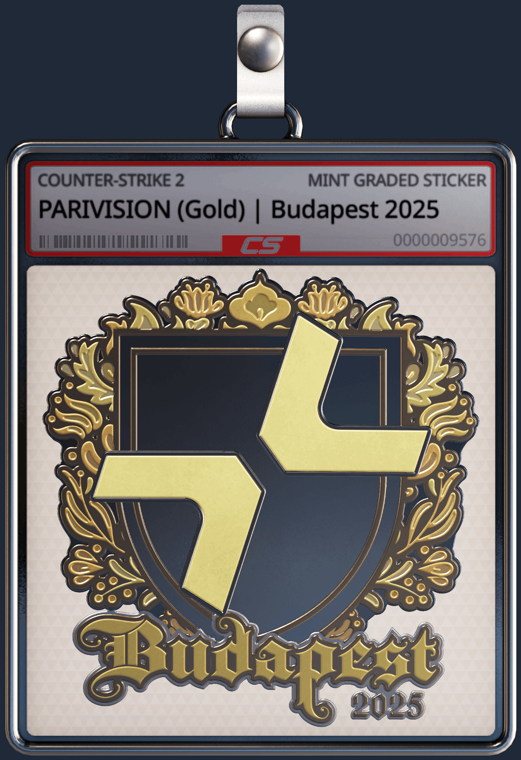 Sticker | PARIVISION (Gold) | Budapest 2025 Image