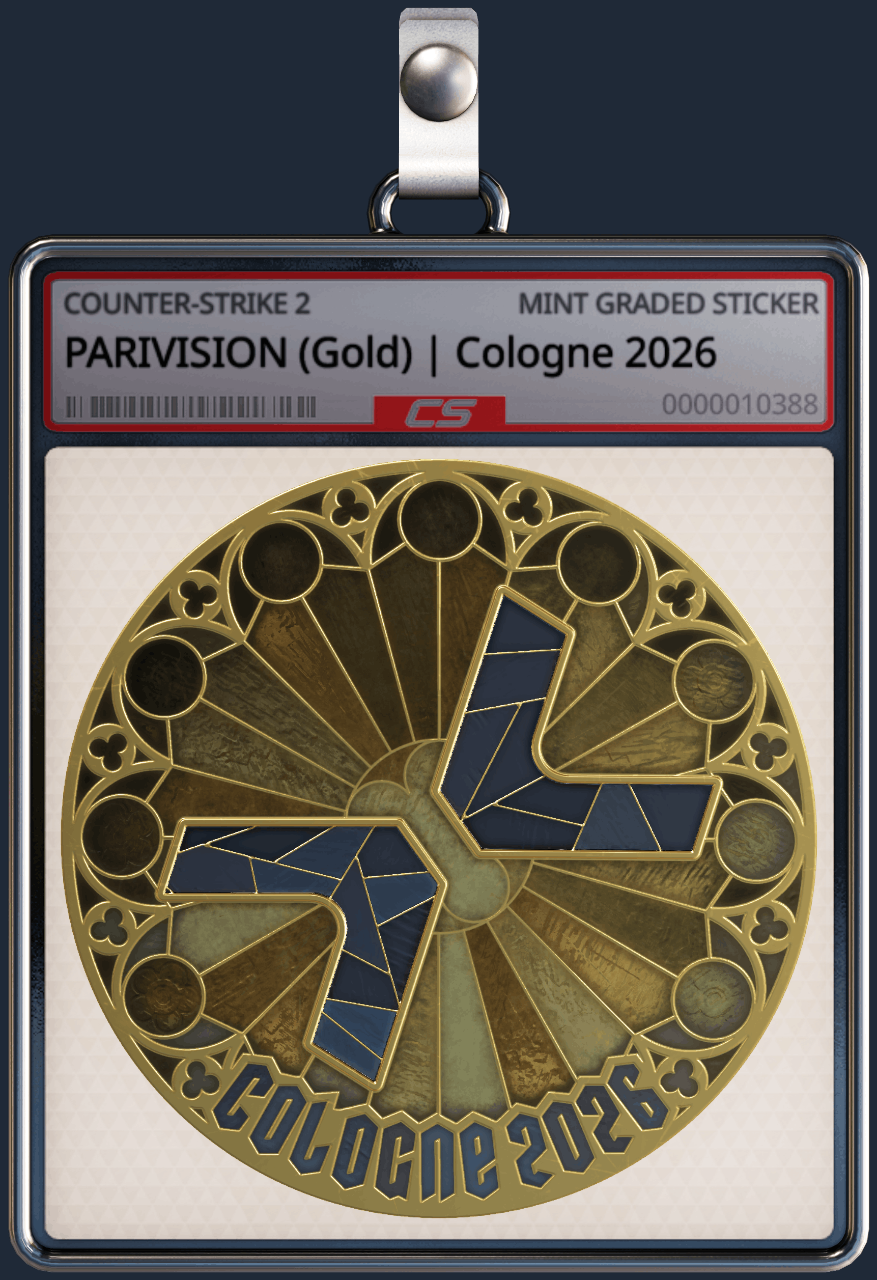 Sticker | PARIVISION (Gold) | Cologne 2026 Image