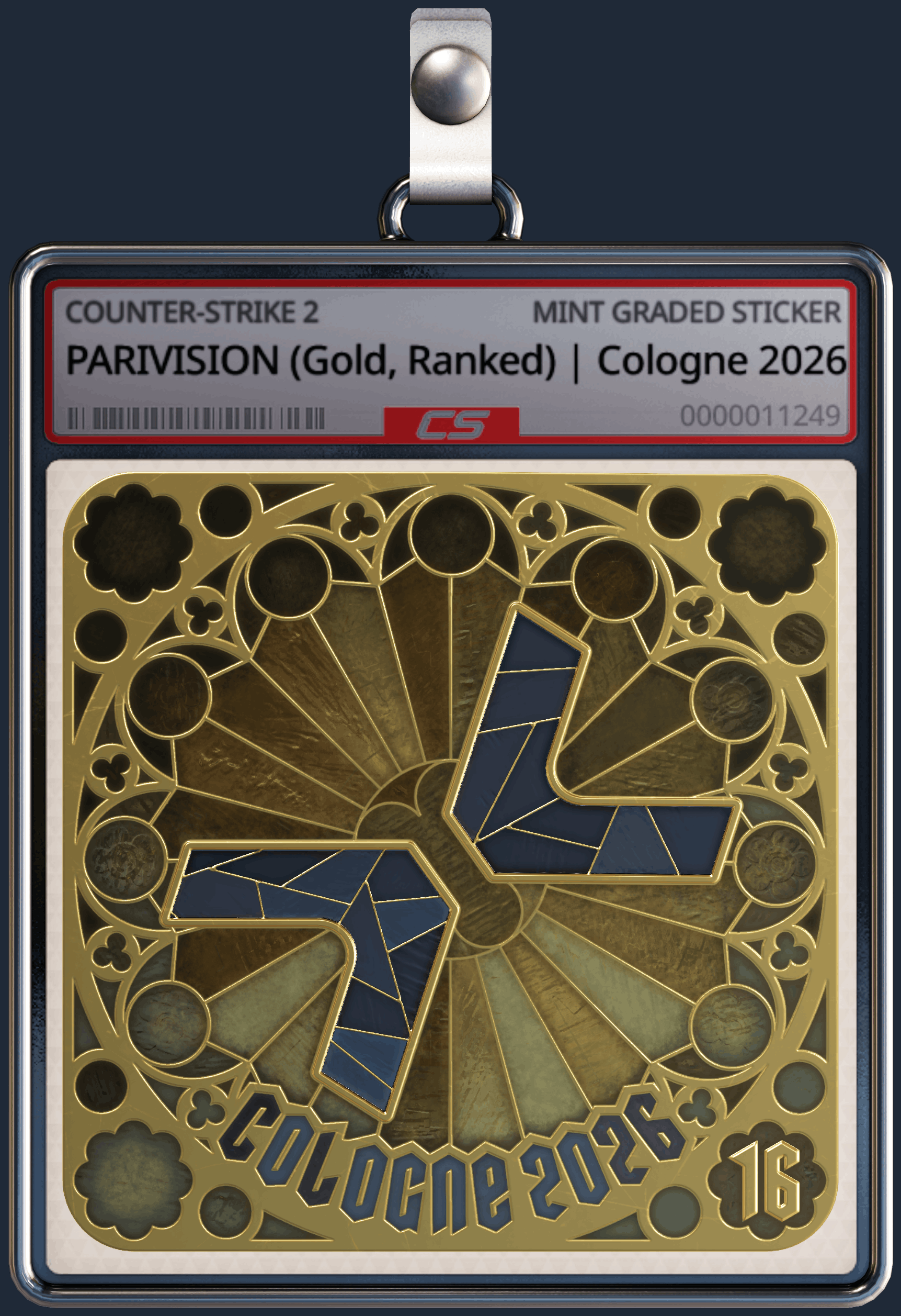 Sticker | PARIVISION (Gold, Ranked) | Cologne 2026 Image