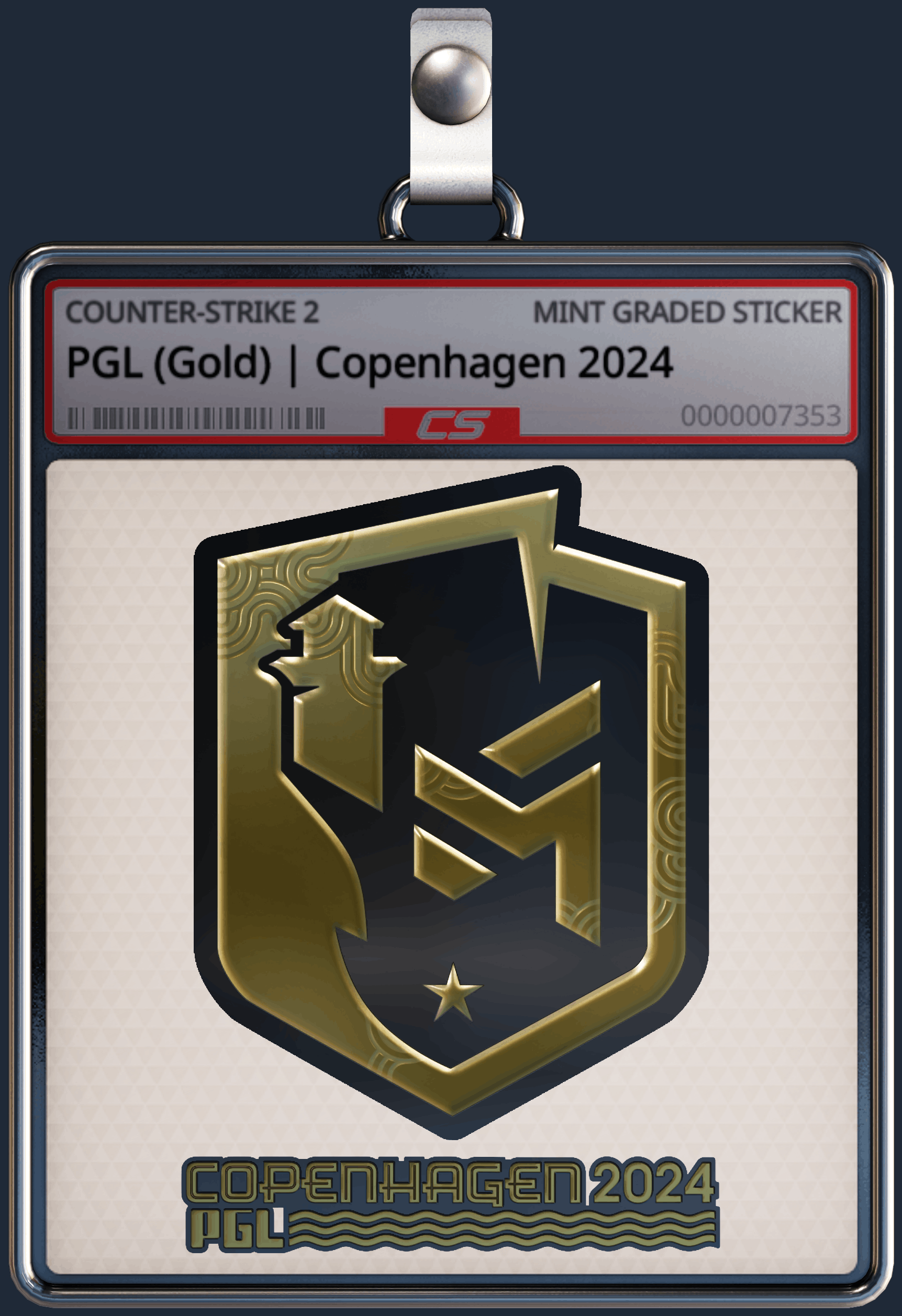 Sticker | PGL (Gold) | Copenhagen 2024 Image