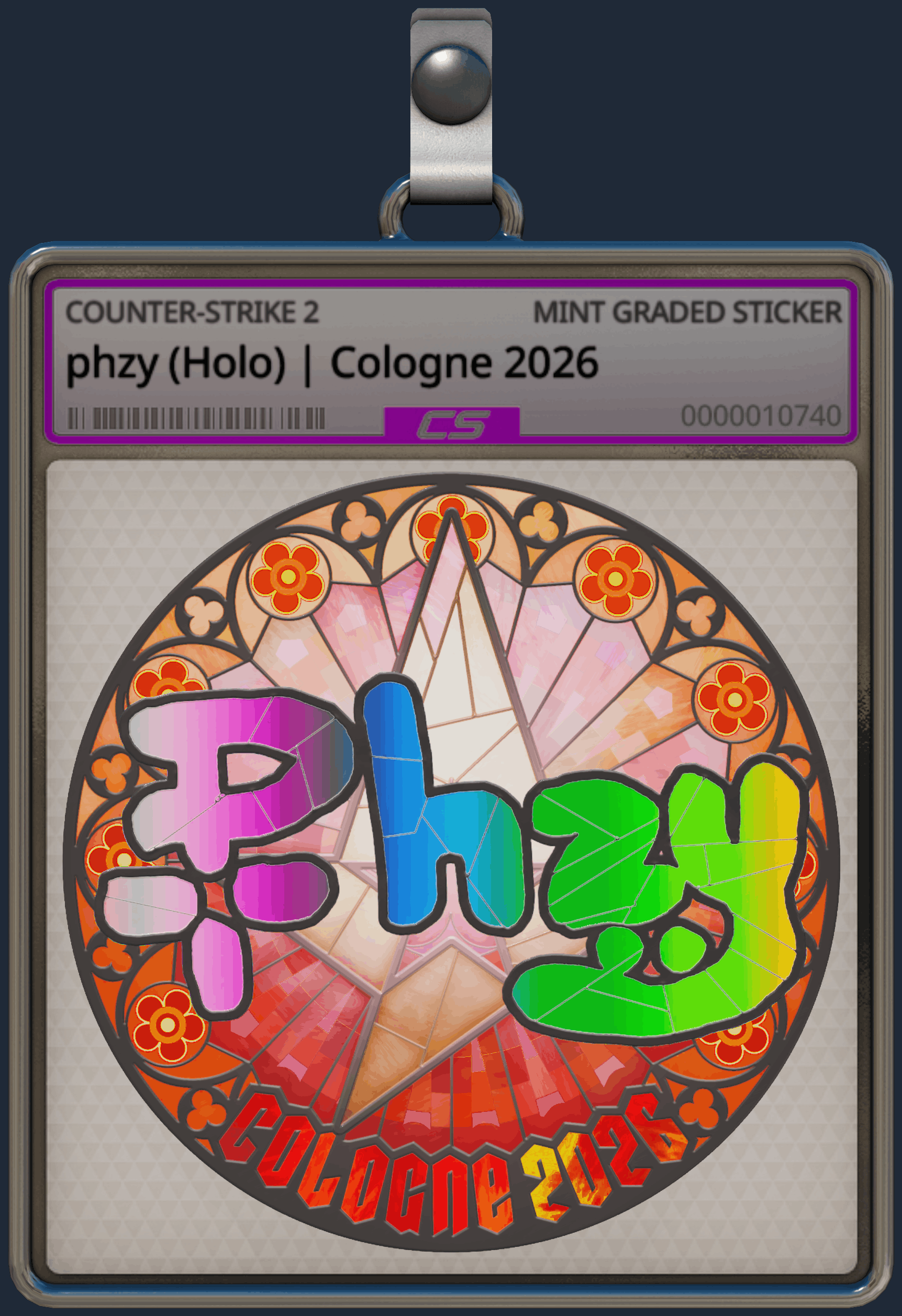 Sticker | phzy (Holo) | Cologne 2026 Image