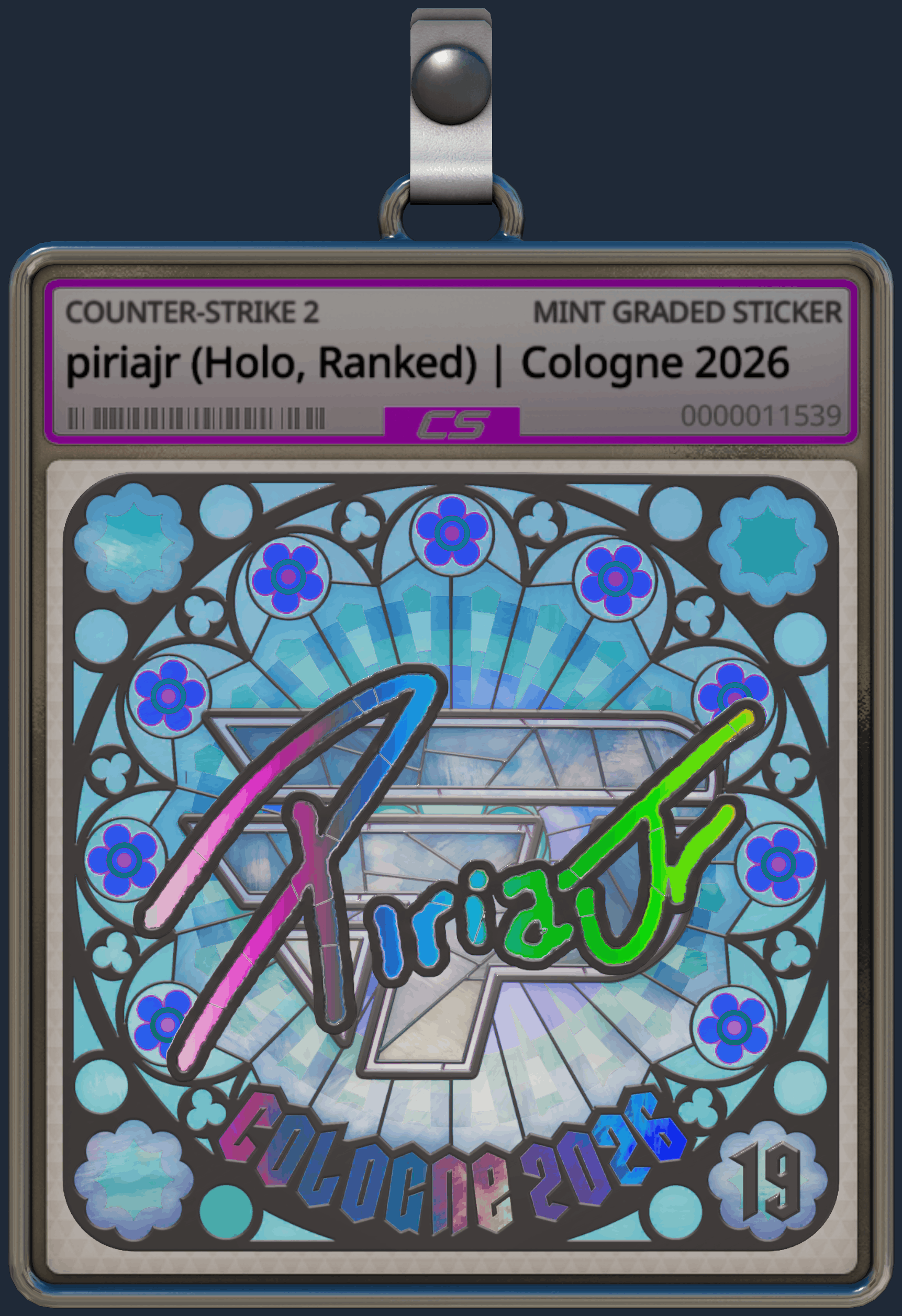 Sticker | piriajr (Holo, Ranked) | Cologne 2026 Image
