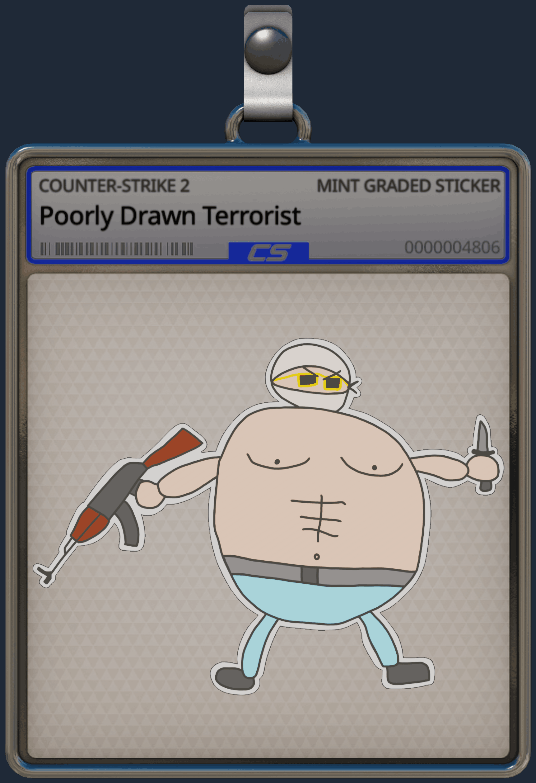 Sticker | Poorly Drawn Terrorist Image