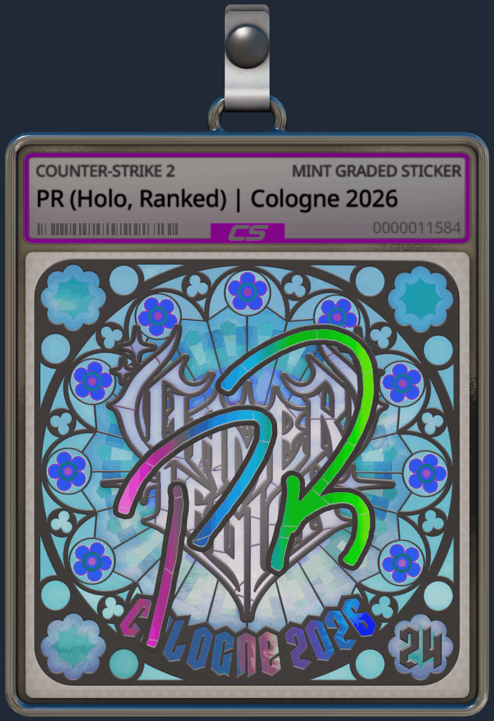 Sticker | PR (Holo, Ranked) | Cologne 2026 Image