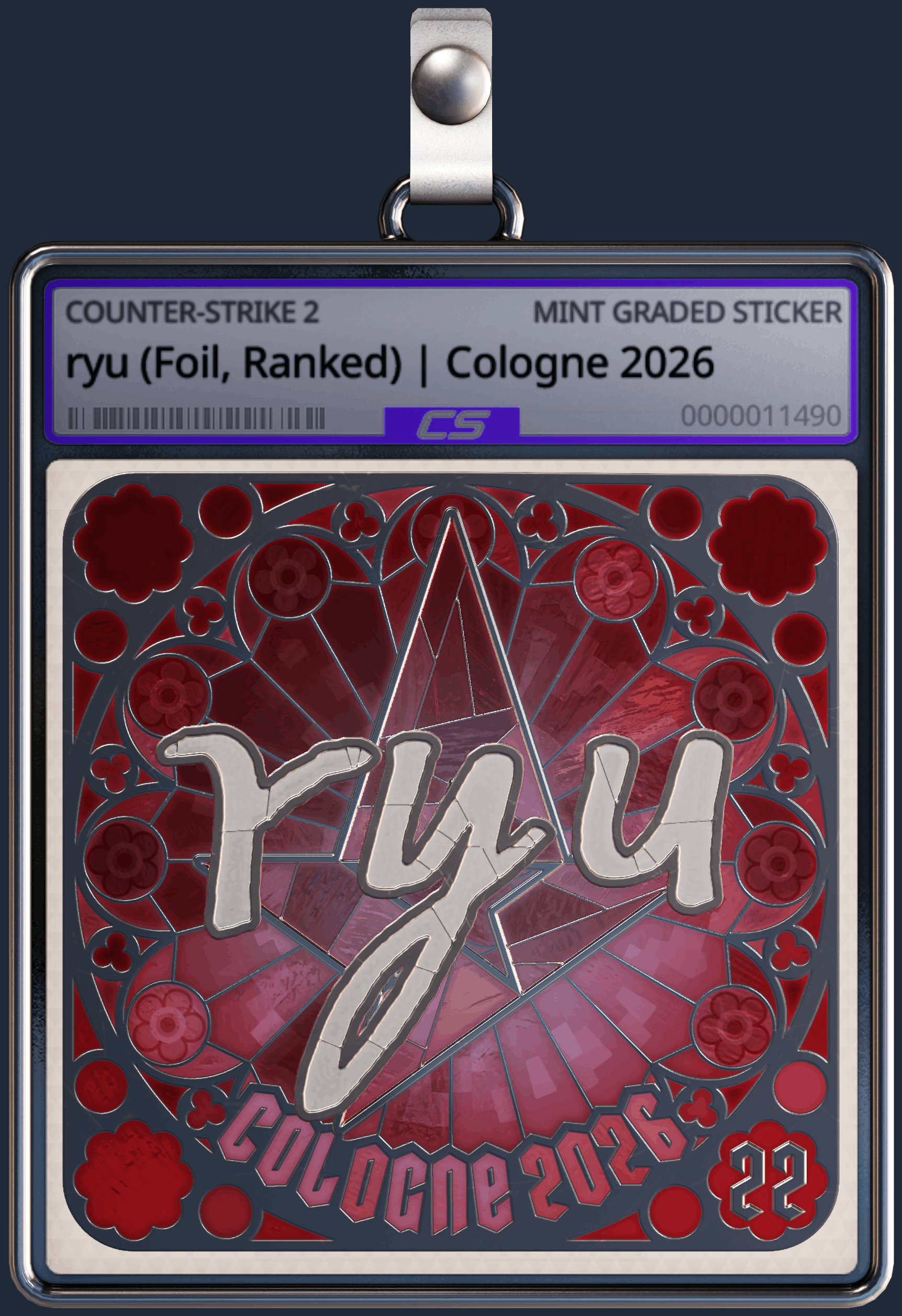 Sticker | ryu (Foil, Ranked) | Cologne 2026 Image