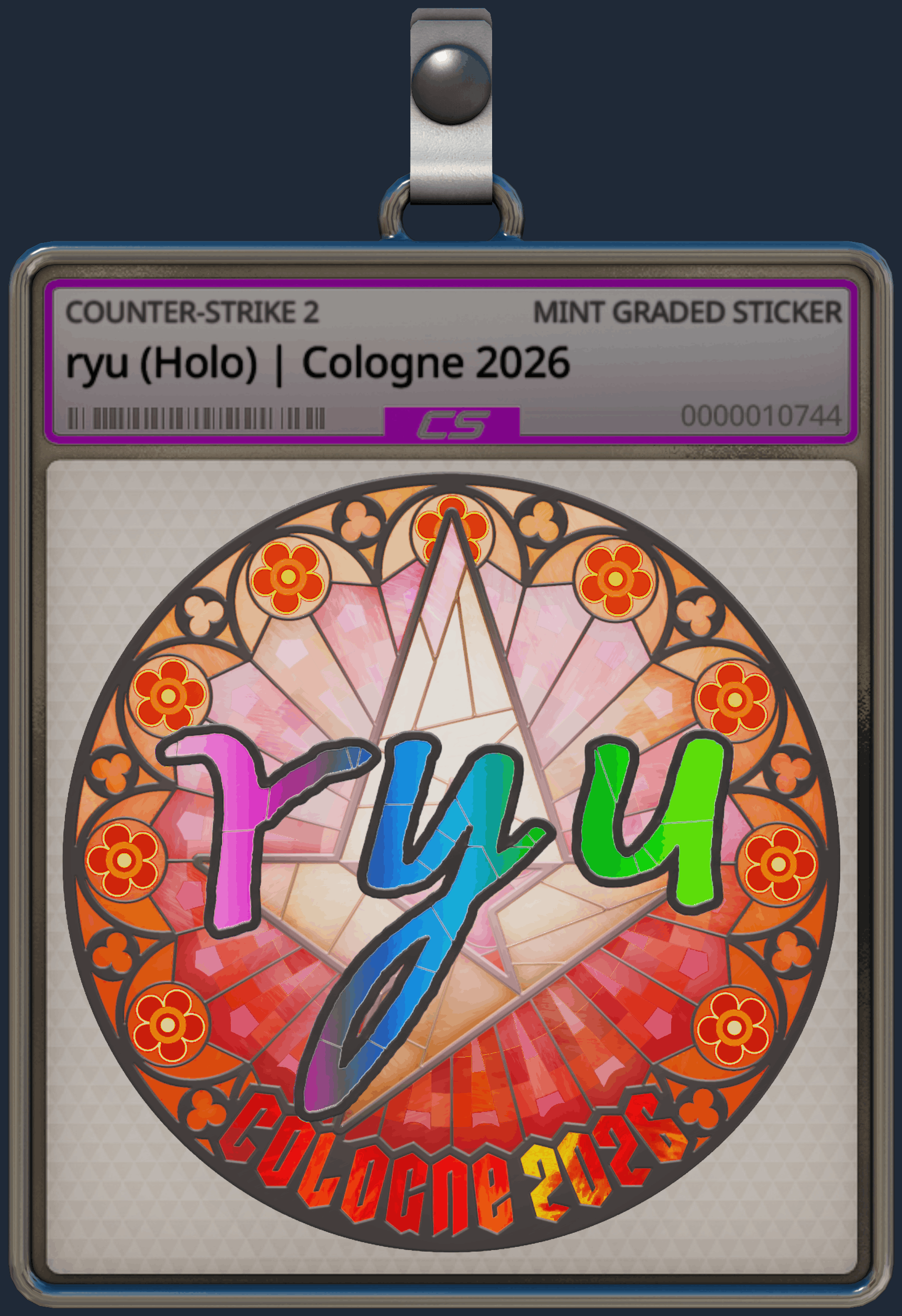 Sticker | ryu (Holo) | Cologne 2026 Image