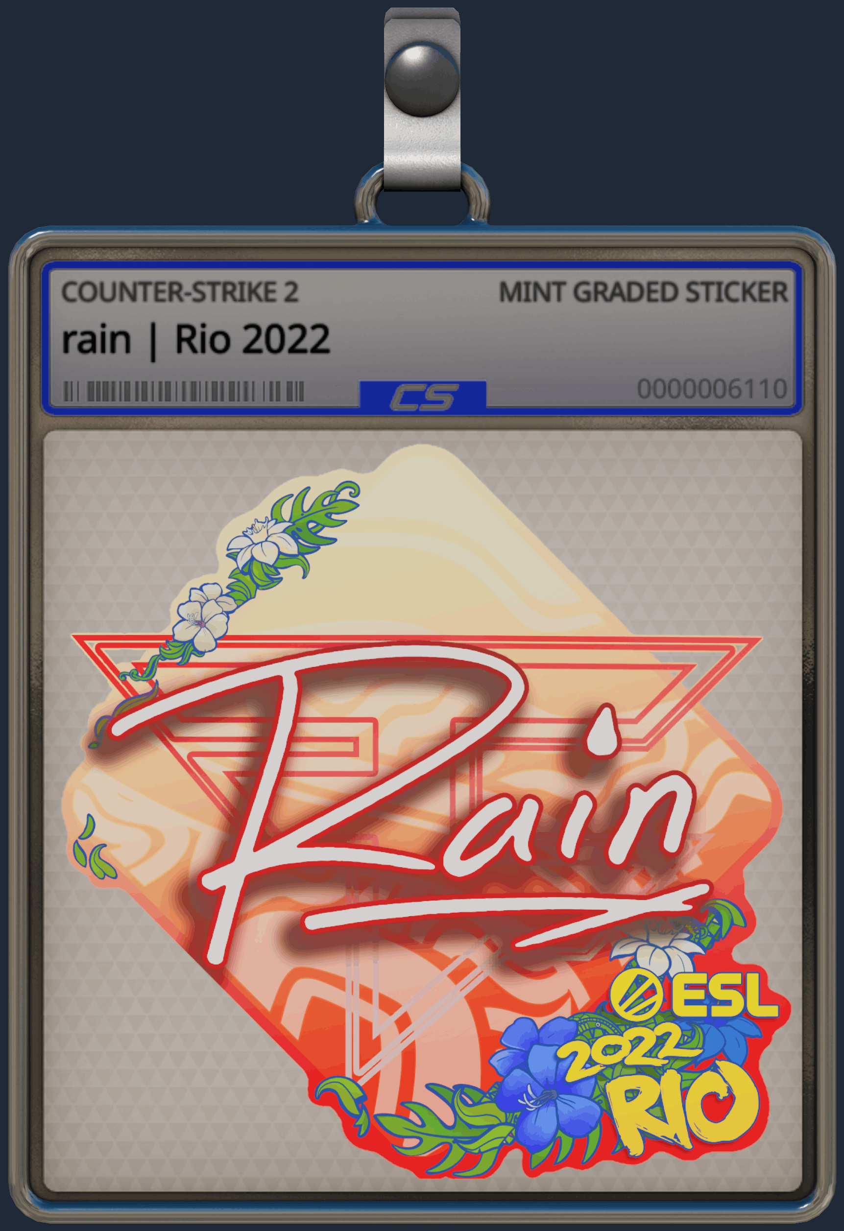 Sticker | rain | Rio 2022 Image