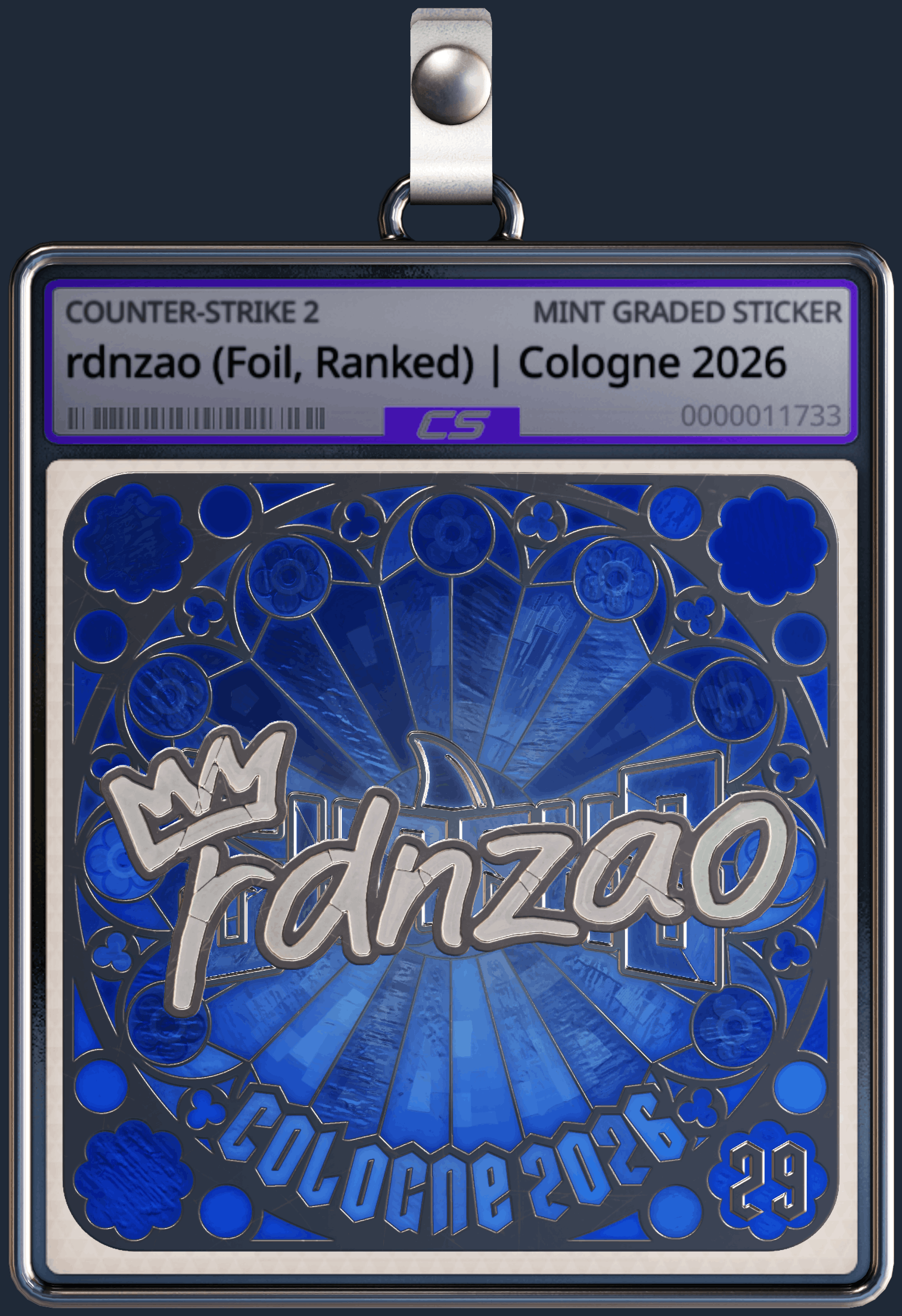 Sticker | rdnzao (Foil, Ranked) | Cologne 2026 Image