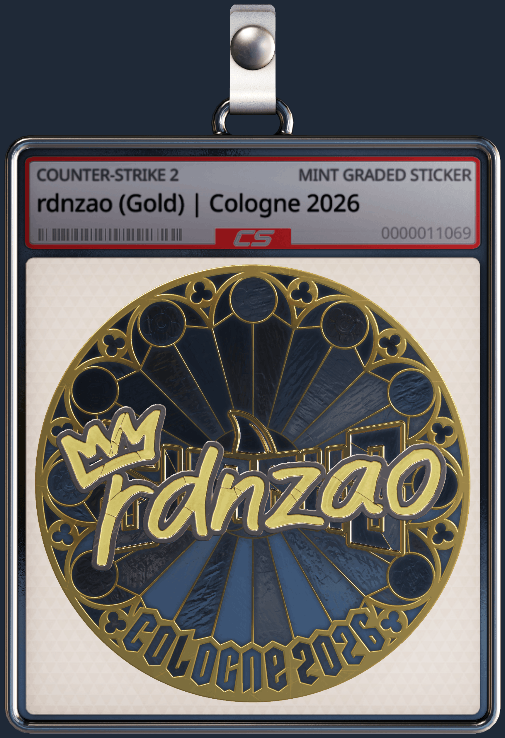 Sticker | rdnzao (Gold) | Cologne 2026 Image