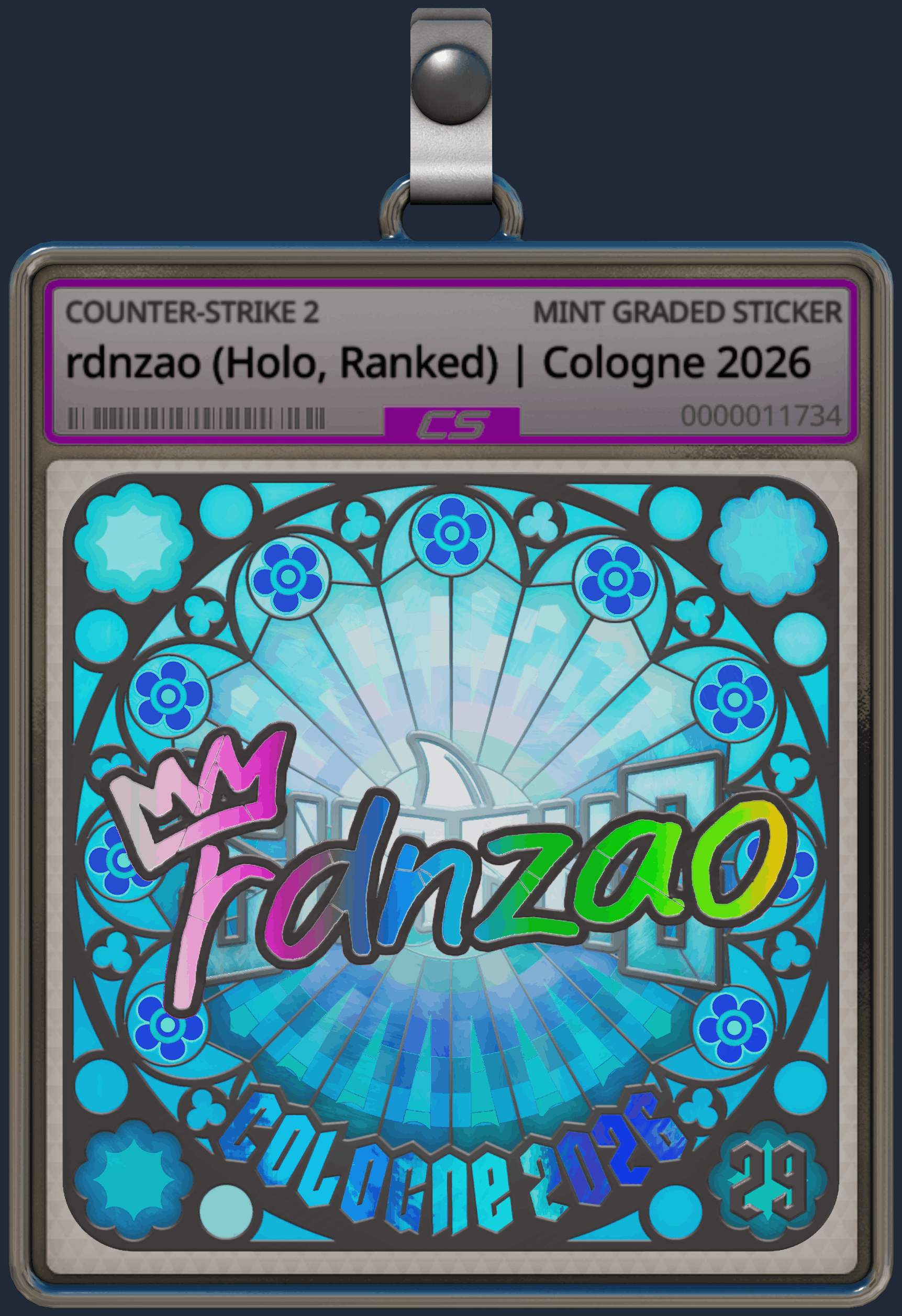 Sticker | rdnzao (Holo, Ranked) | Cologne 2026 Image