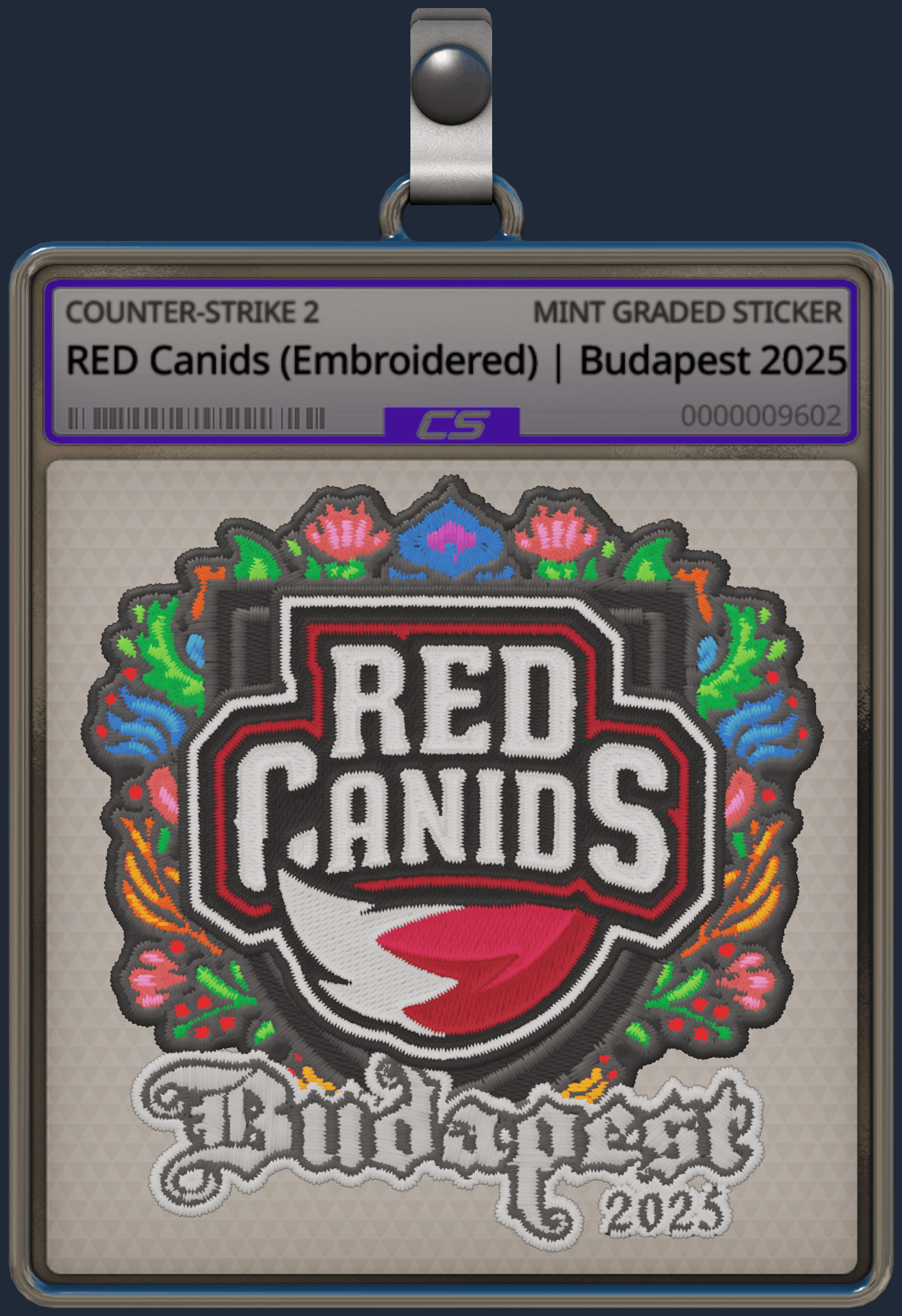 Sticker | RED Canids (Embroidered) | Budapest 2025 Image