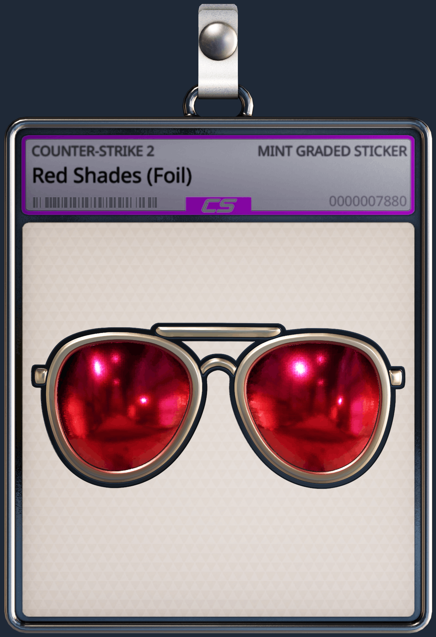 Sticker | Red Shades (Foil) Image