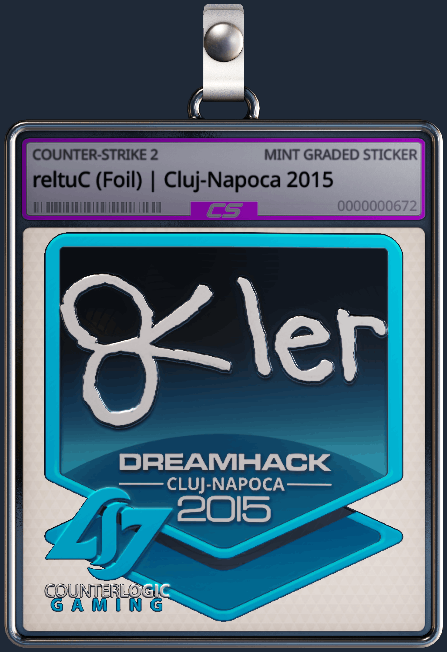 Sticker | reltuC (Foil) | Cluj-Napoca 2015 Image