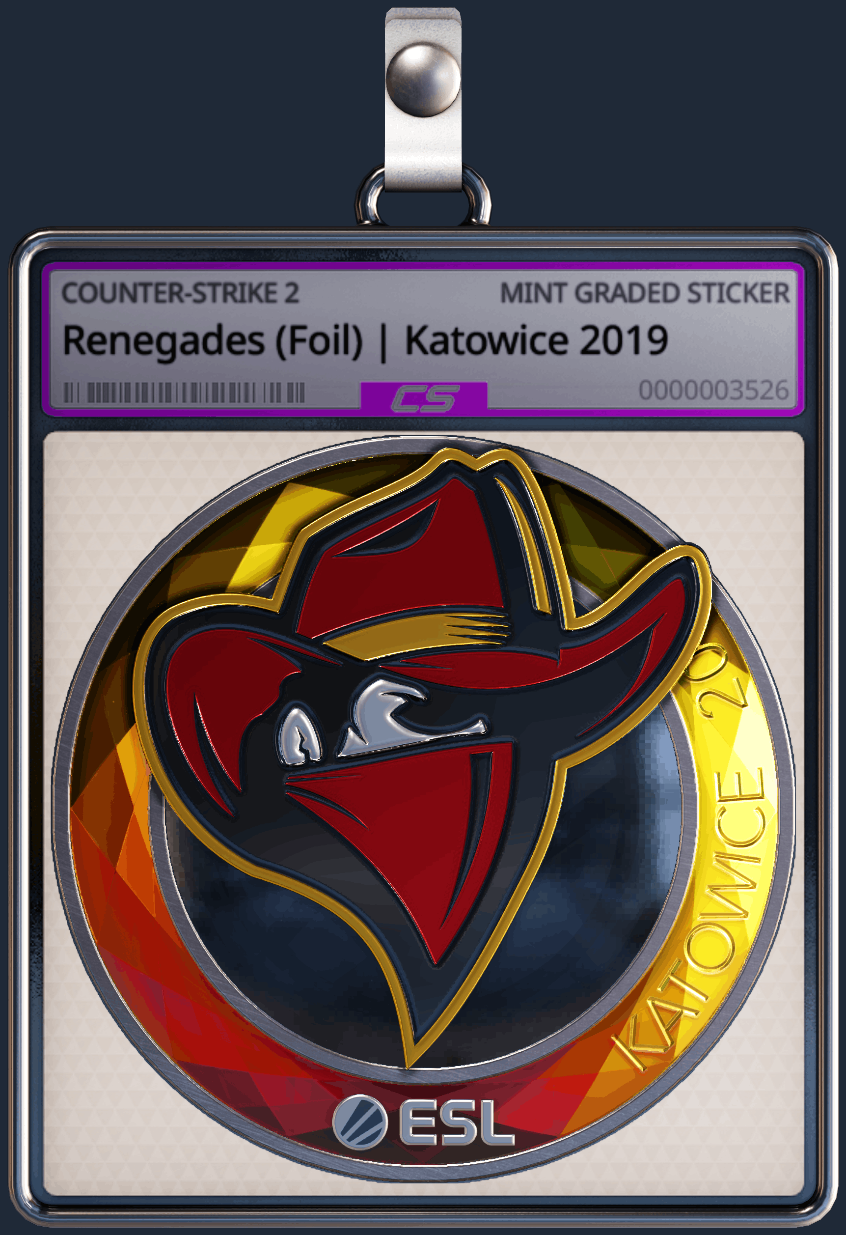 Sticker | Renegades (Foil) | Katowice 2019 Image