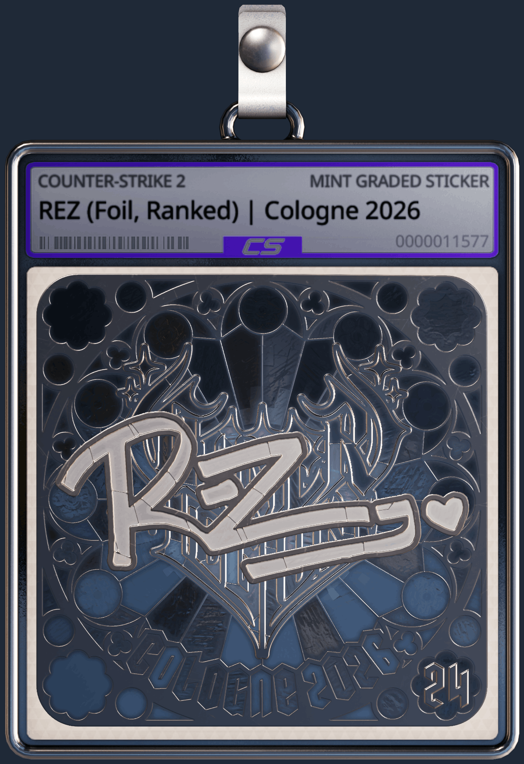 Sticker | REZ (Foil, Ranked) | Cologne 2026 Image
